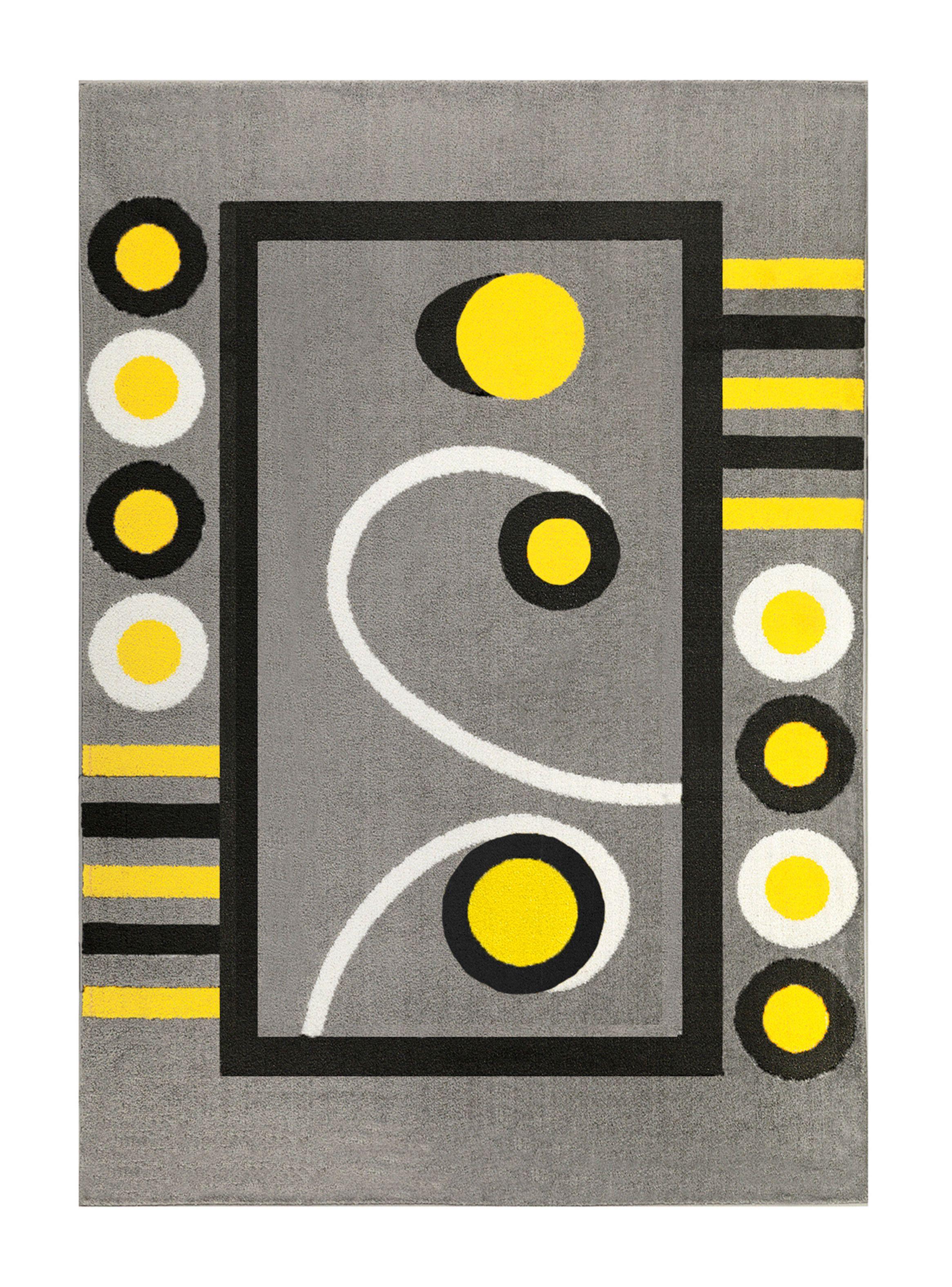 Alfombra Florida 160 x 210 cm Amarillo 4-0