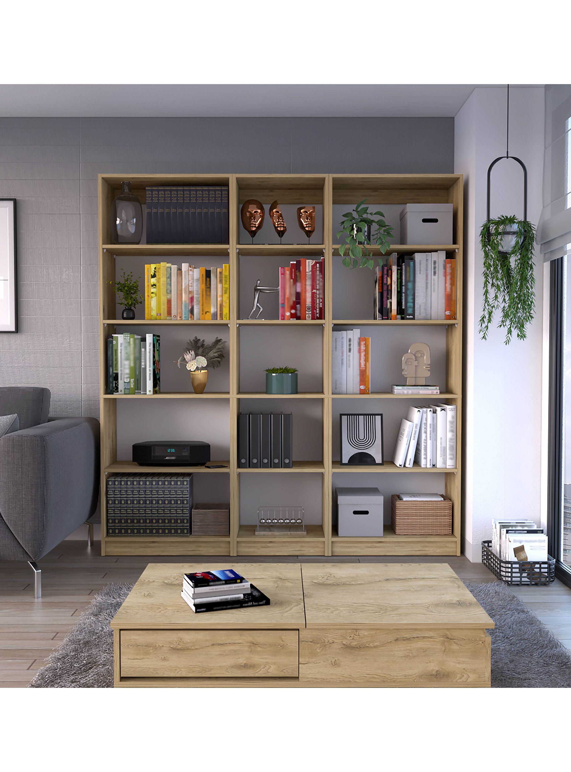 Combo Home 2 Estantes 62 cm + Estante 45 cm-4