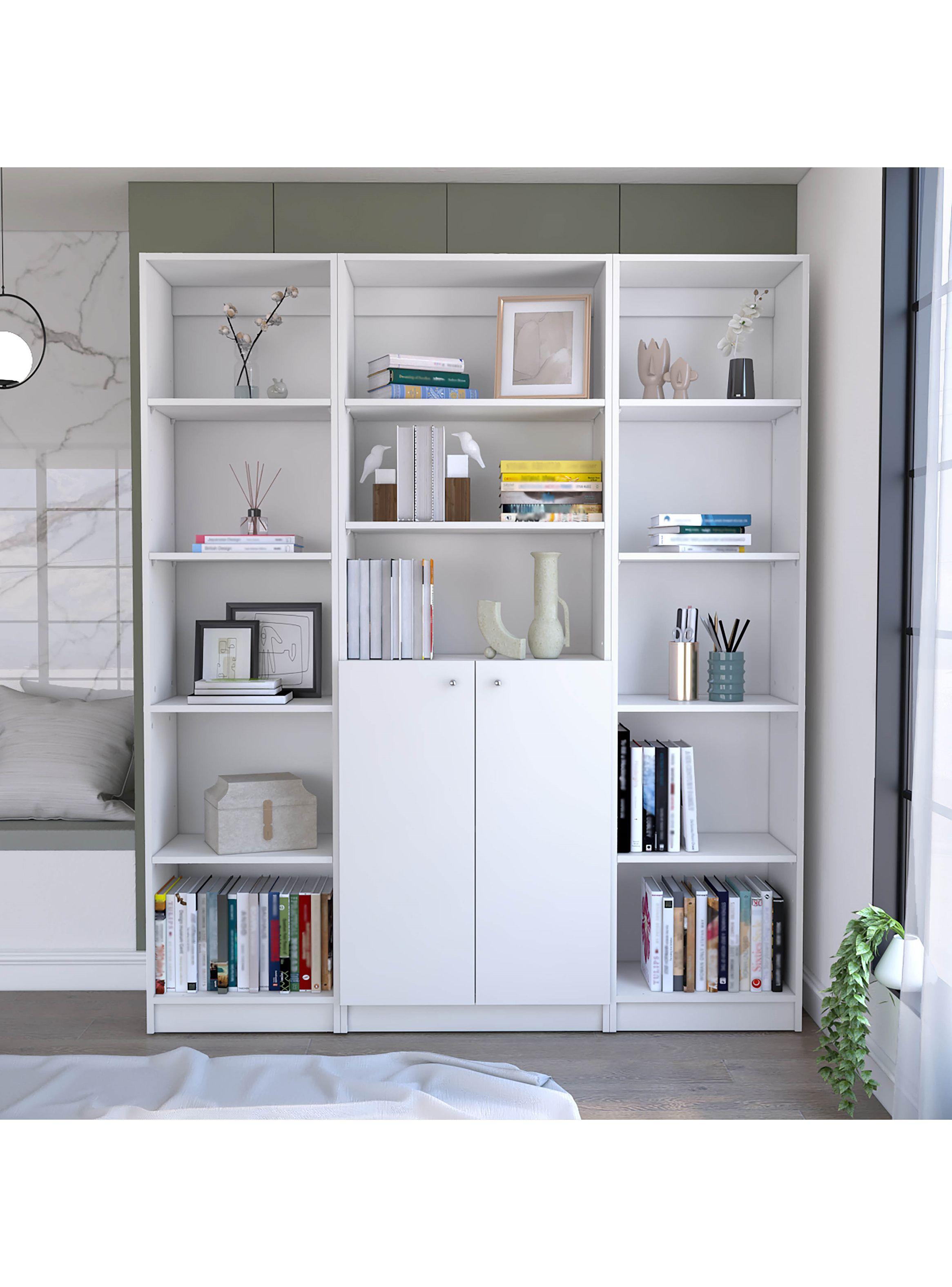 Combo 2 Estantes 45 cm + Estante 2P Home-4