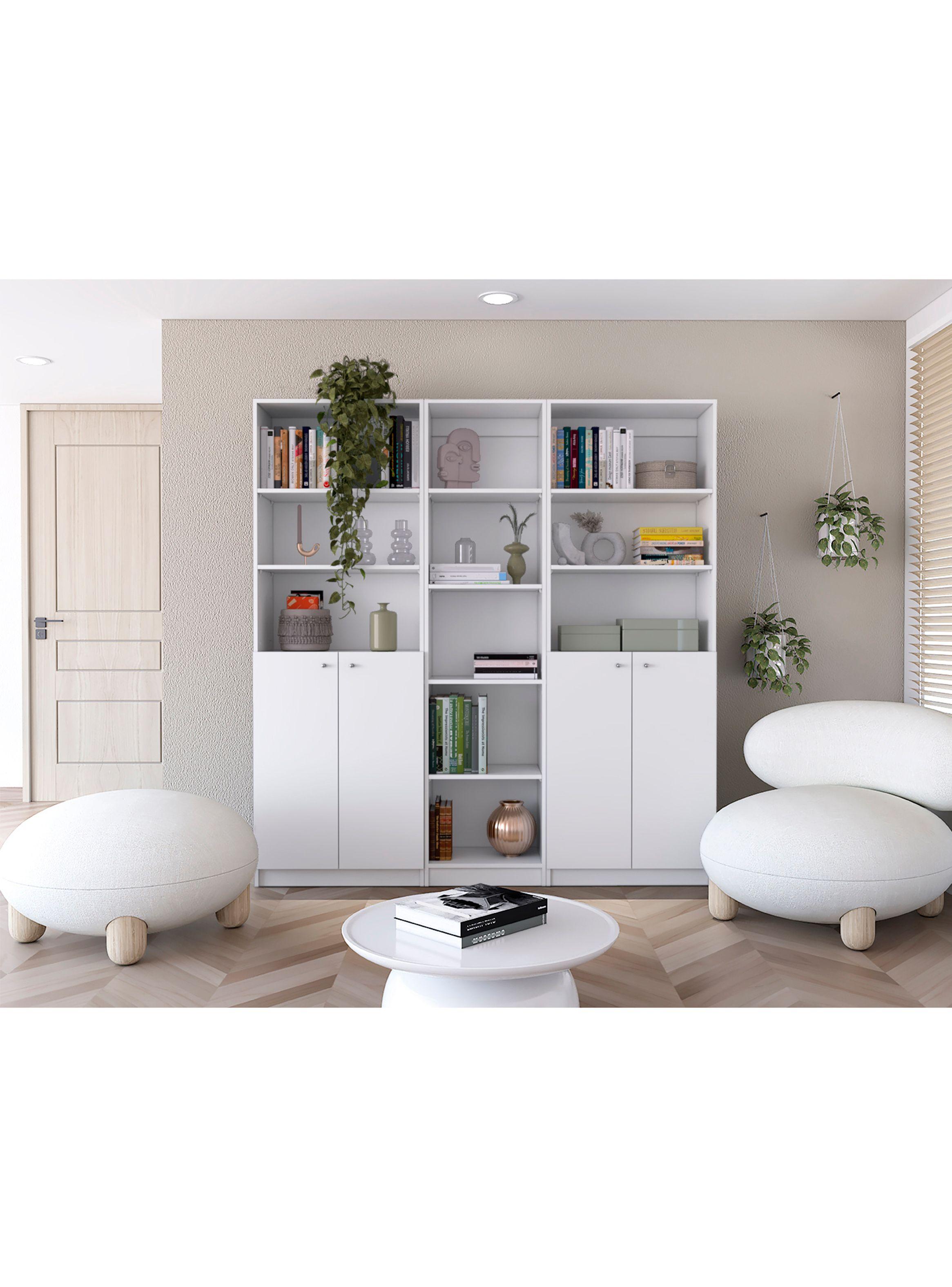 Combo 2 Estante 2 Puertas + Estante 45 cm-4