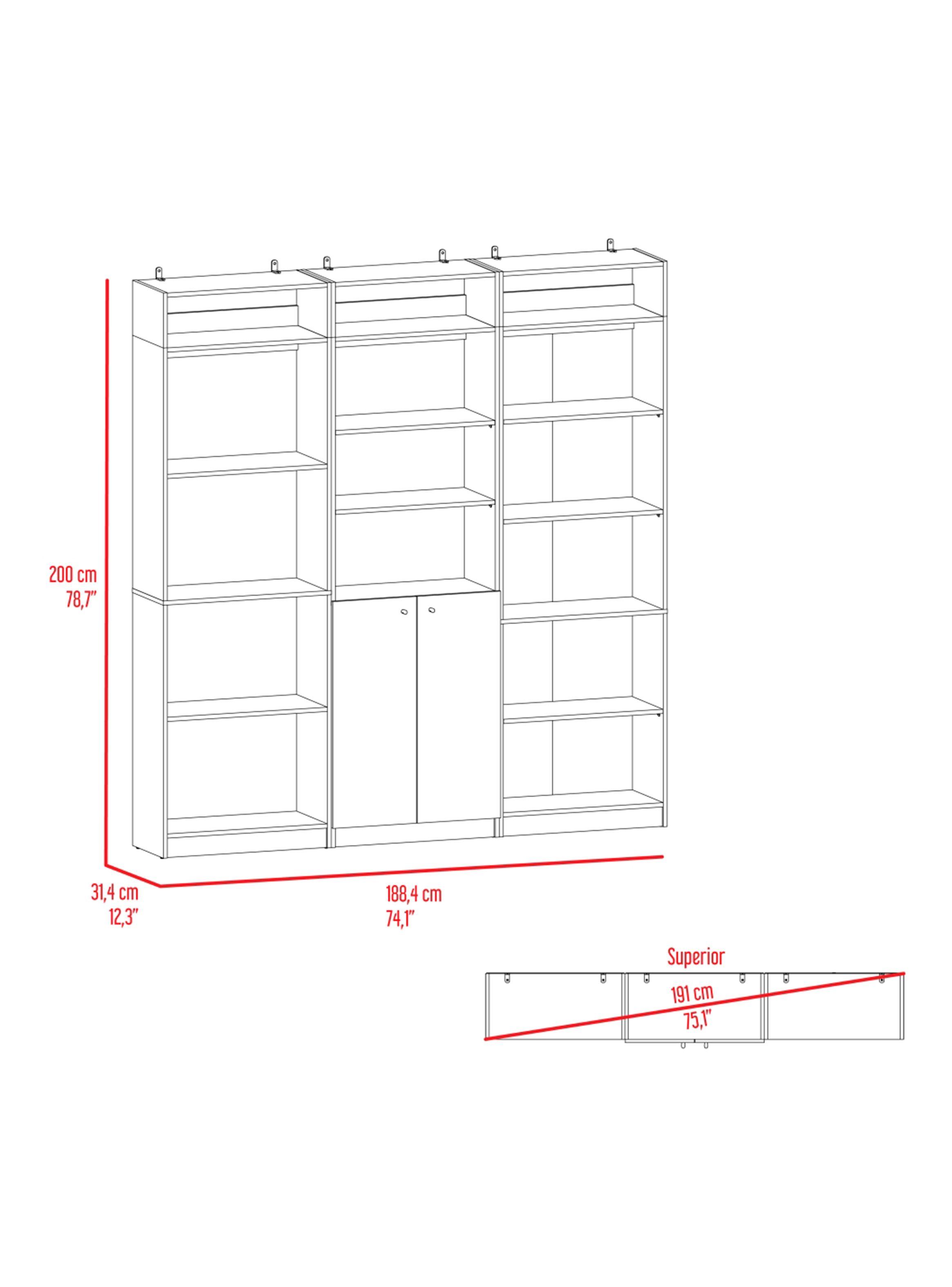 Combo 3 Estante + 3 Complementos-1
