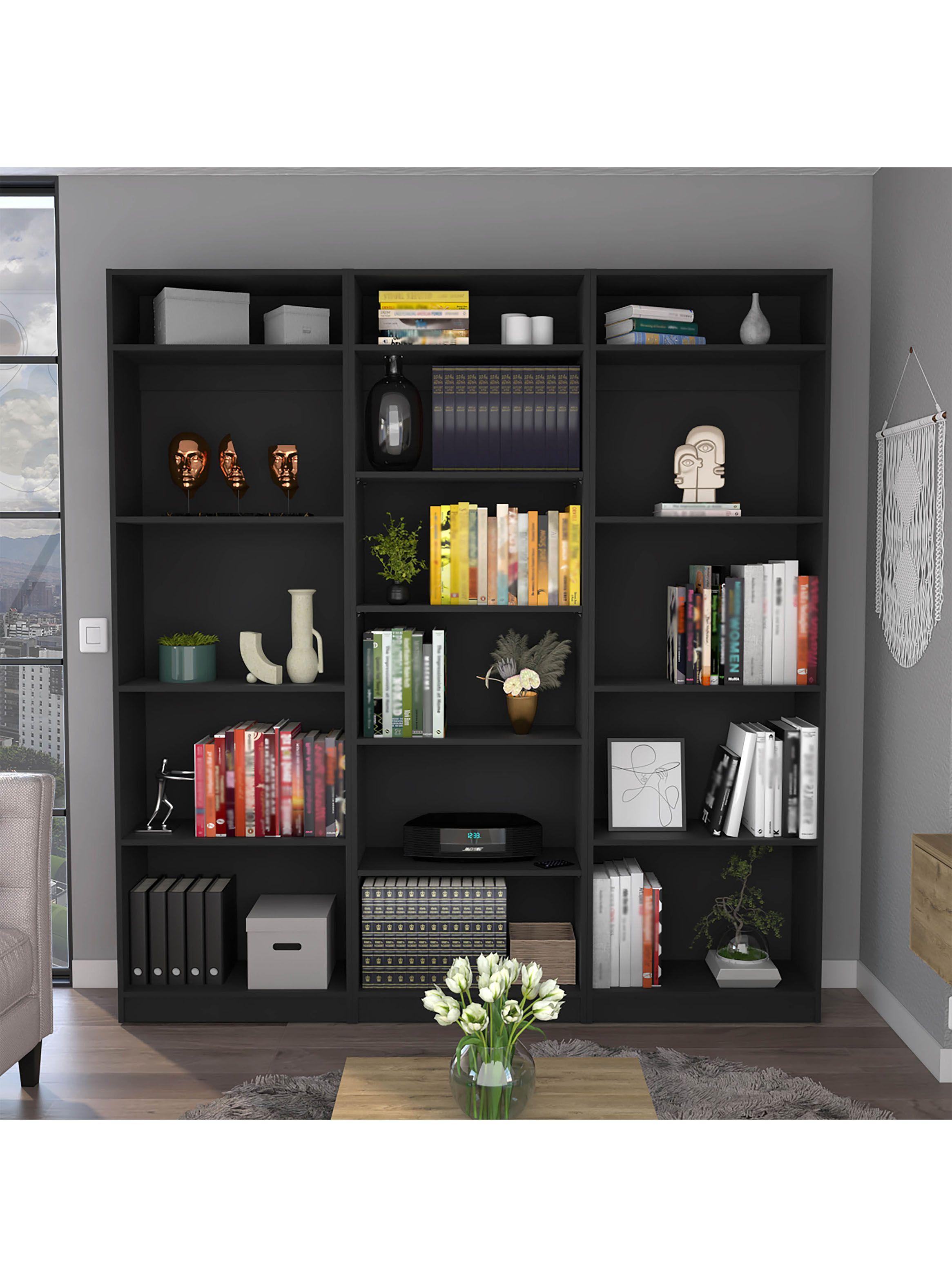 2 Estantes 4 Repisas + Estante 5R + 3 Complementos Home-4