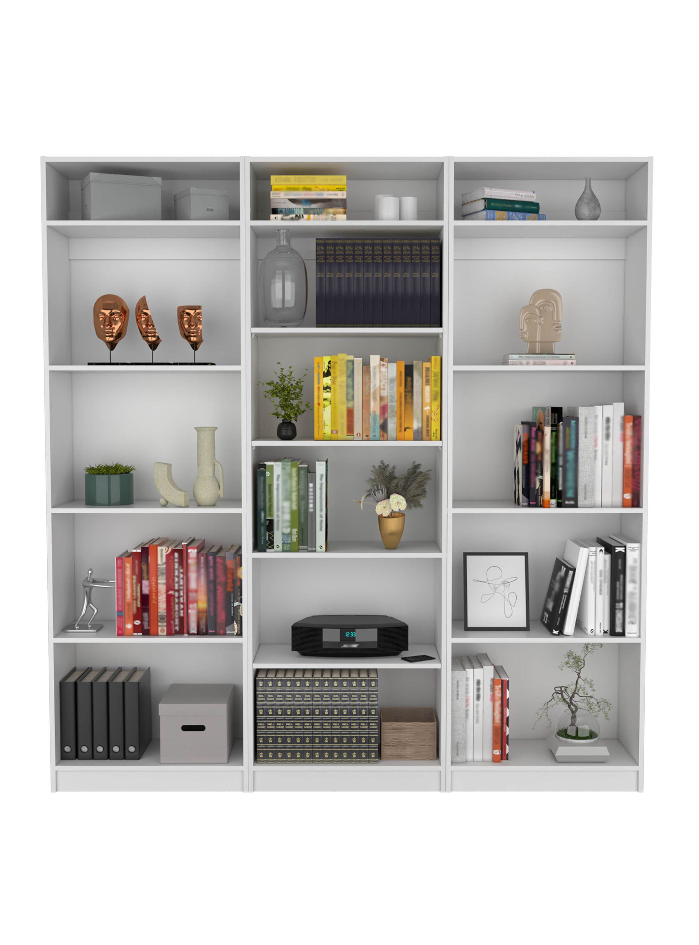 2 Estantes 4 Repisas + Estante 5 Repisas + 3 Complementos-0