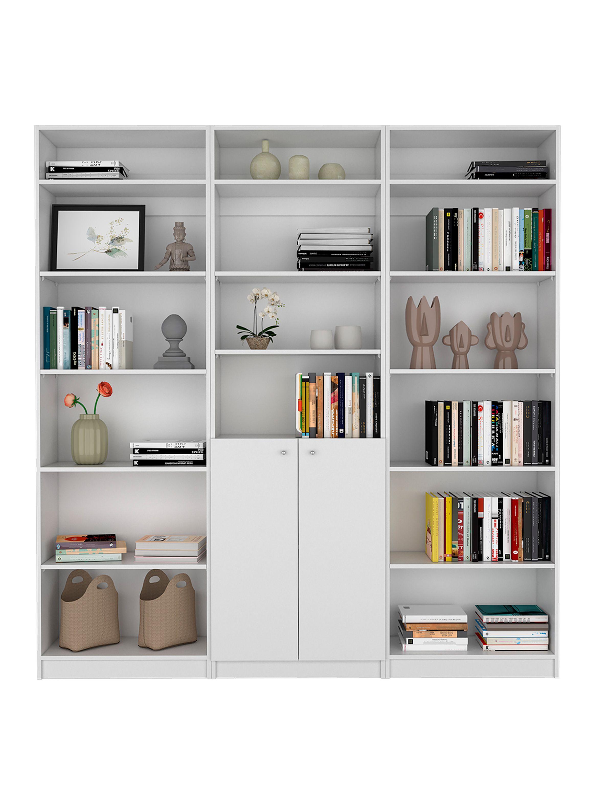 2 Estantes 5 Repisas + Estante 2 Puertas + 3 Complementos-0