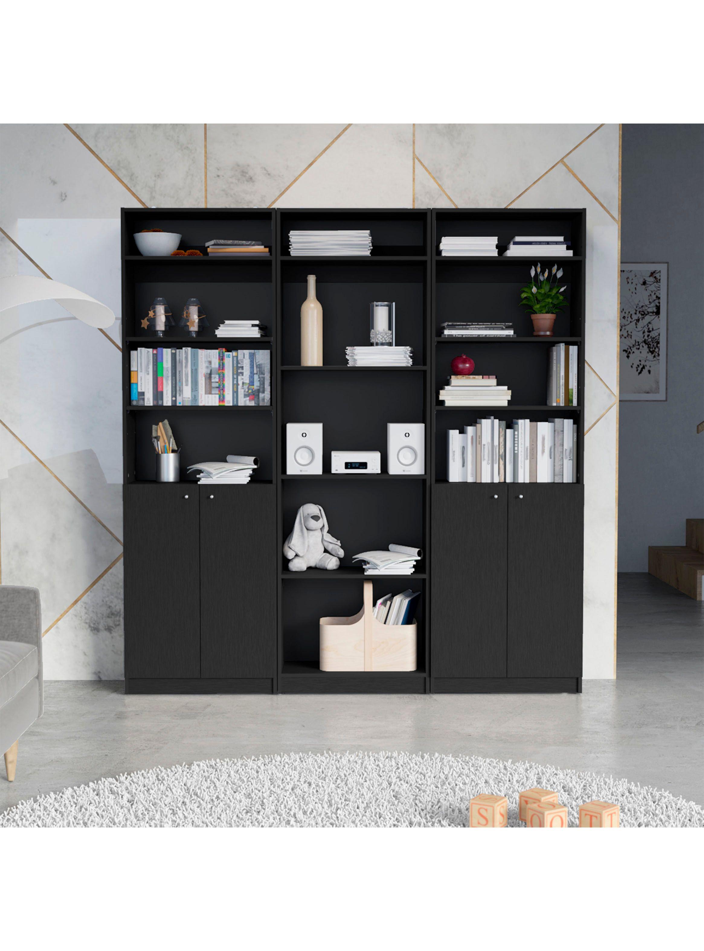 2 Estantes 2 Puertas + Estante 4 Repisas + 3 Complementos-4