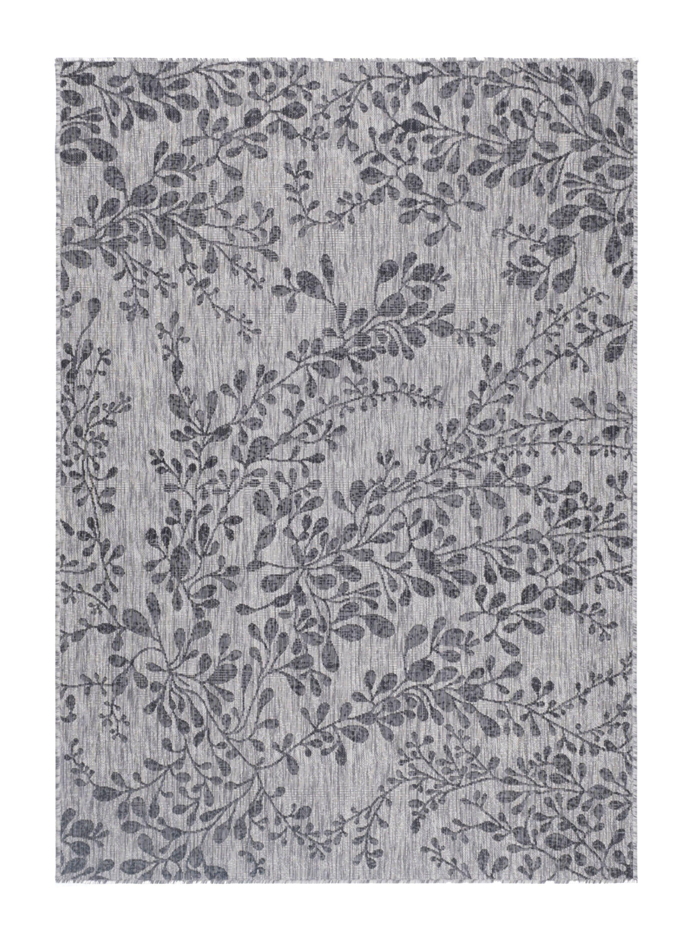 Alfombra 160 x 230 cm Outdoor D2 Gris-0