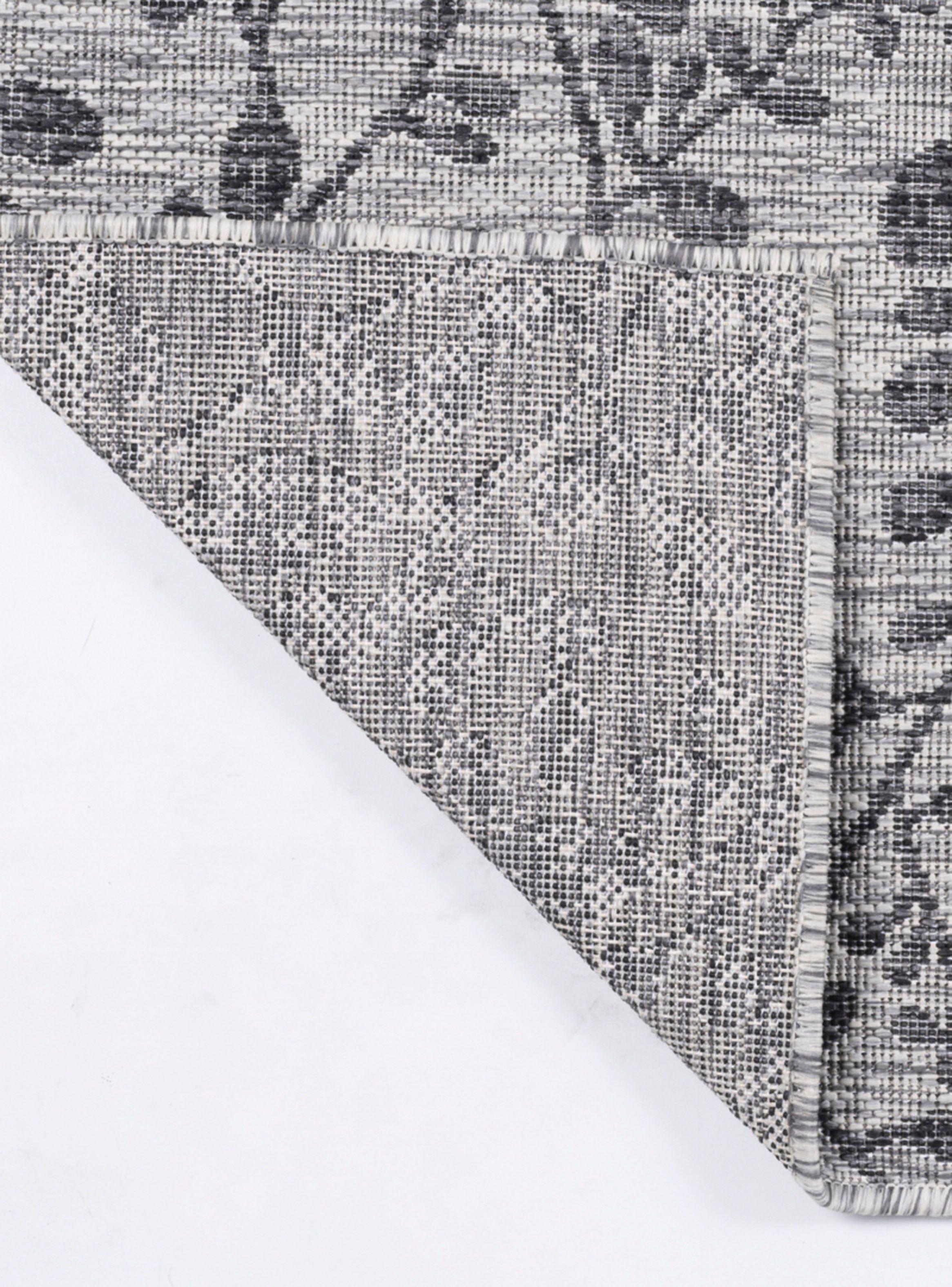 Alfombra 160 x 230 cm Outdoor D2 Gris-1