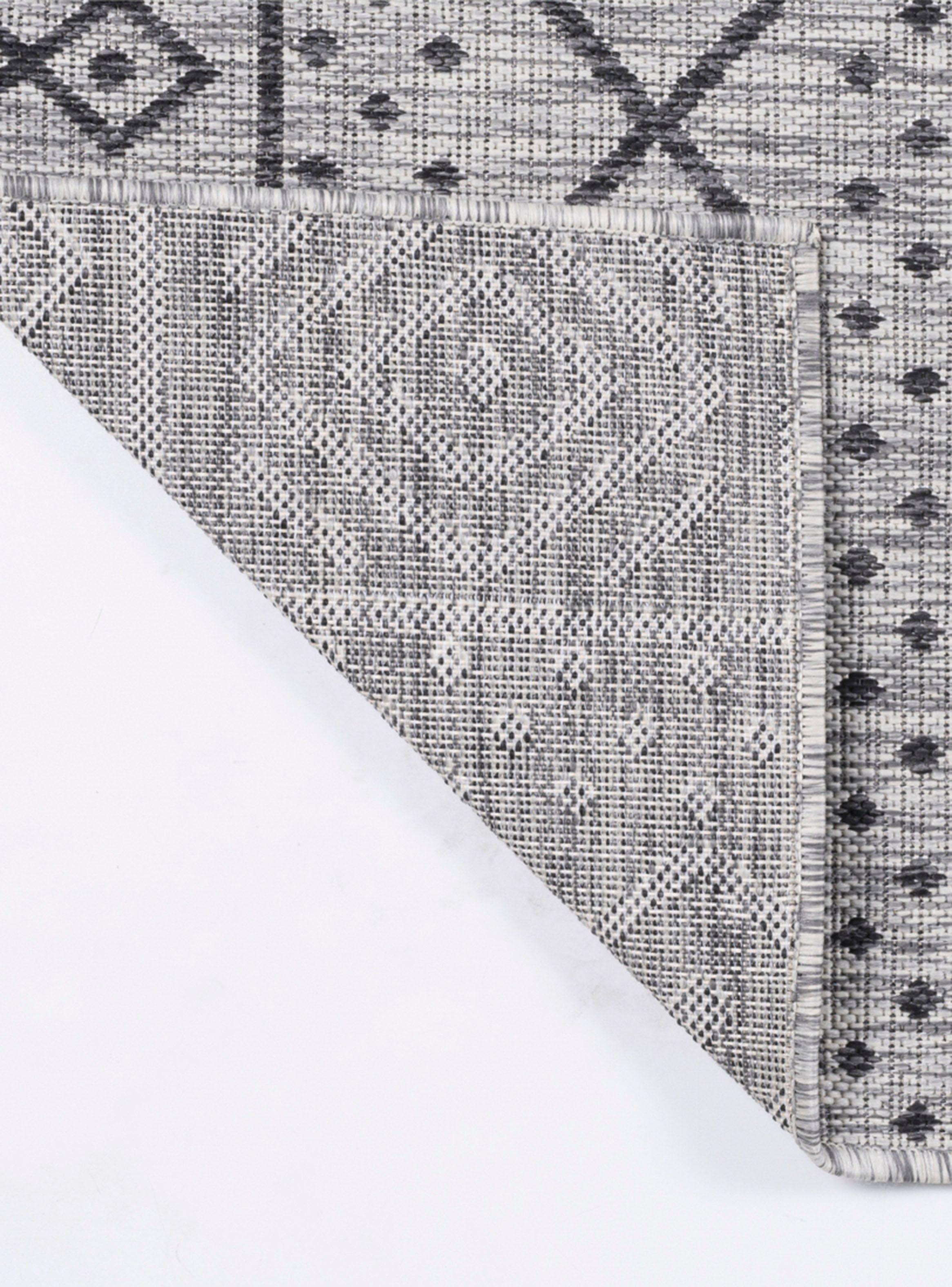 Alfombra 160 x 230 cm Outdoor D3 Gris-1