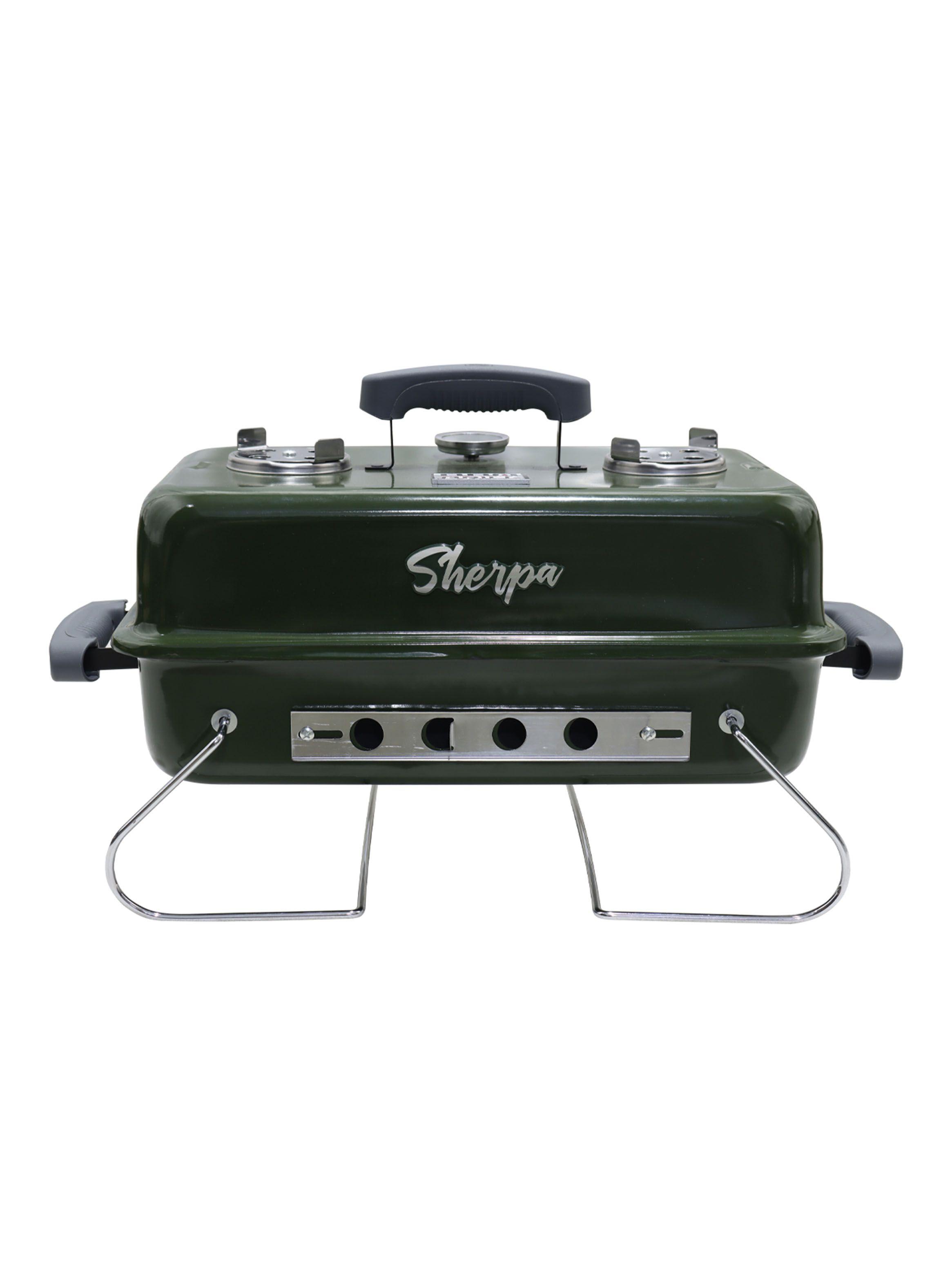 Parrilla a Carbón Portátil Sherpa Verde-0