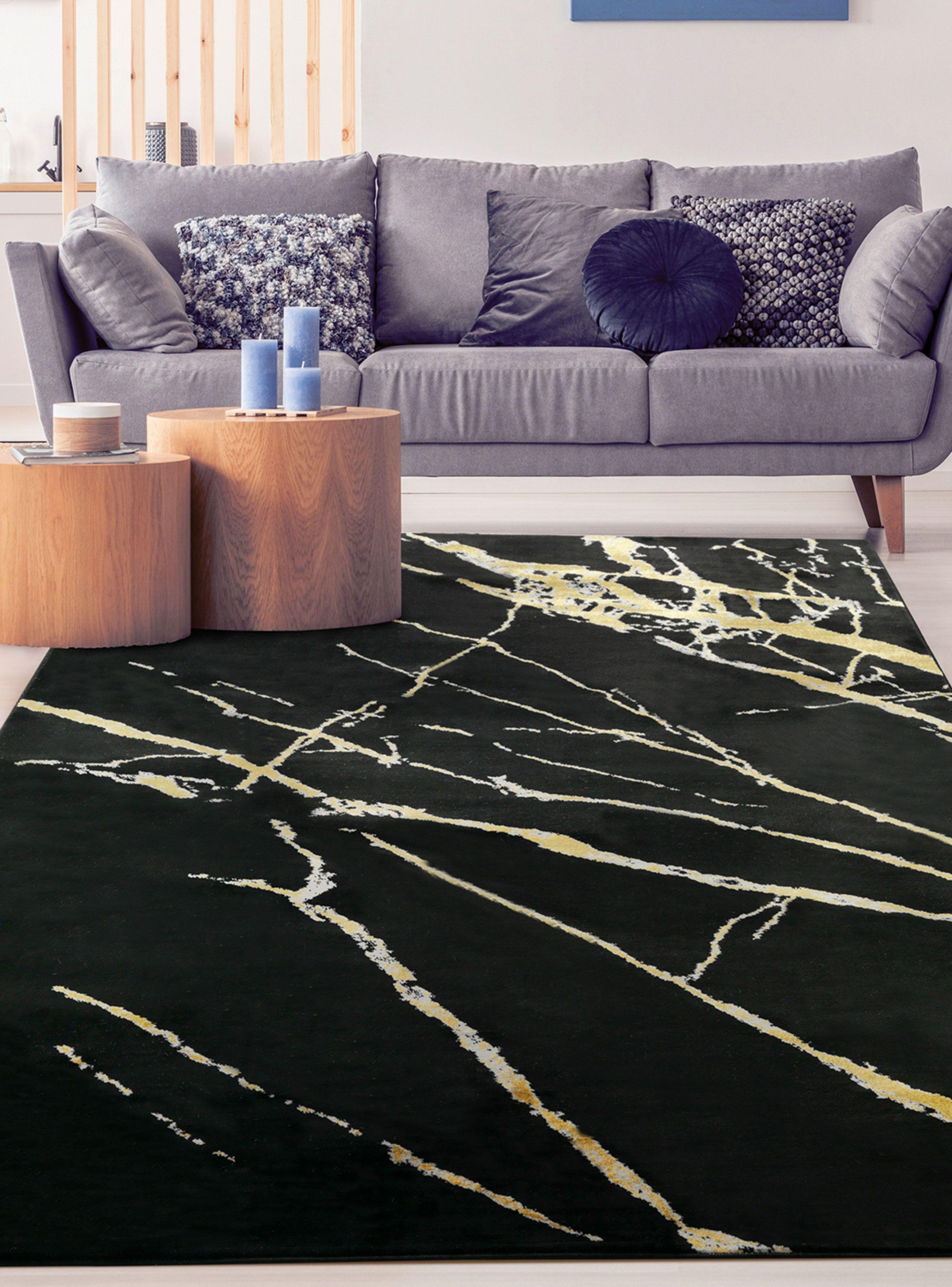 Alfombra 120 x 180 cm Babil D2 Negro-2