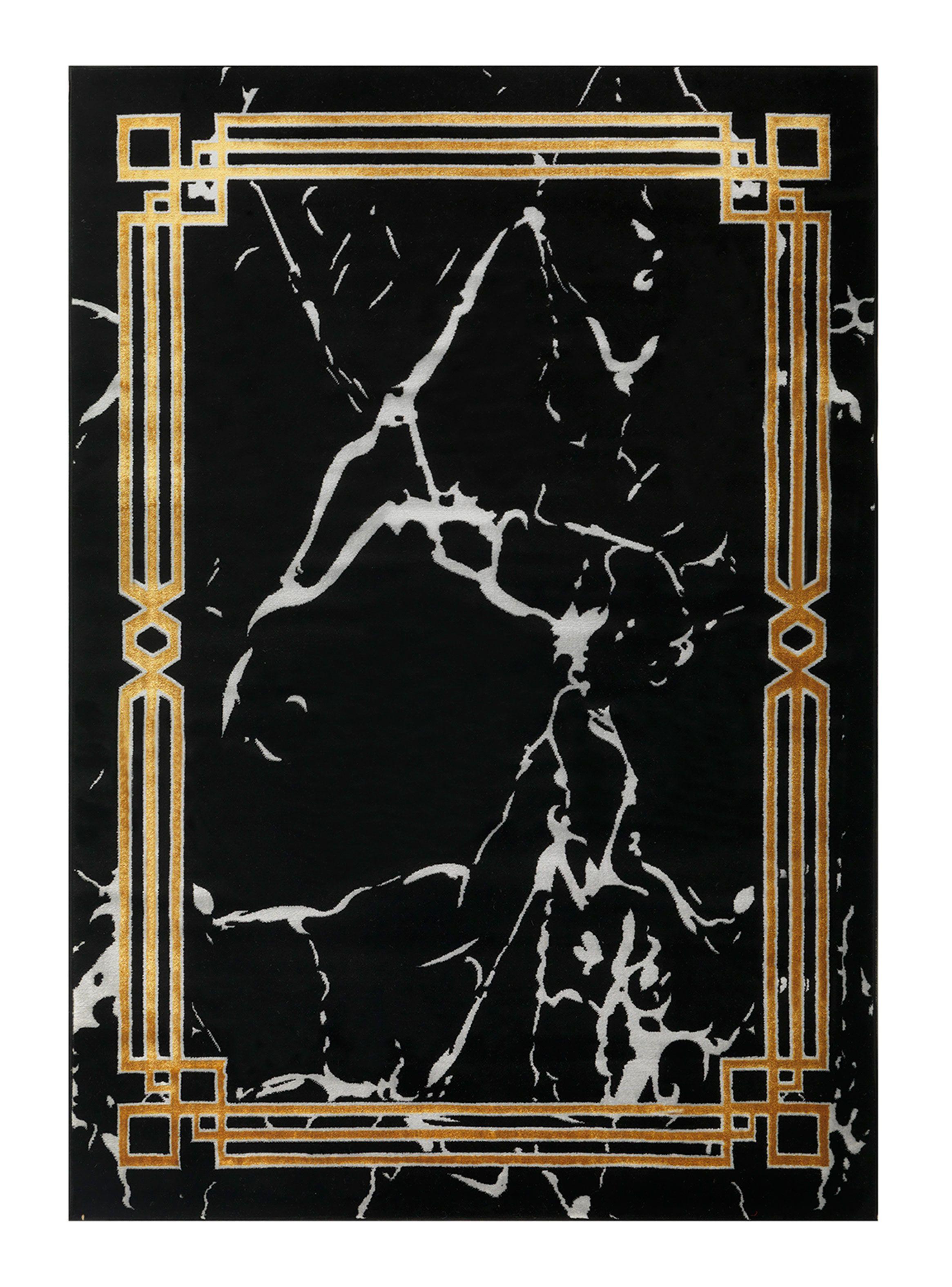 Alfombra 120 x 180 cm Babil Negro-0