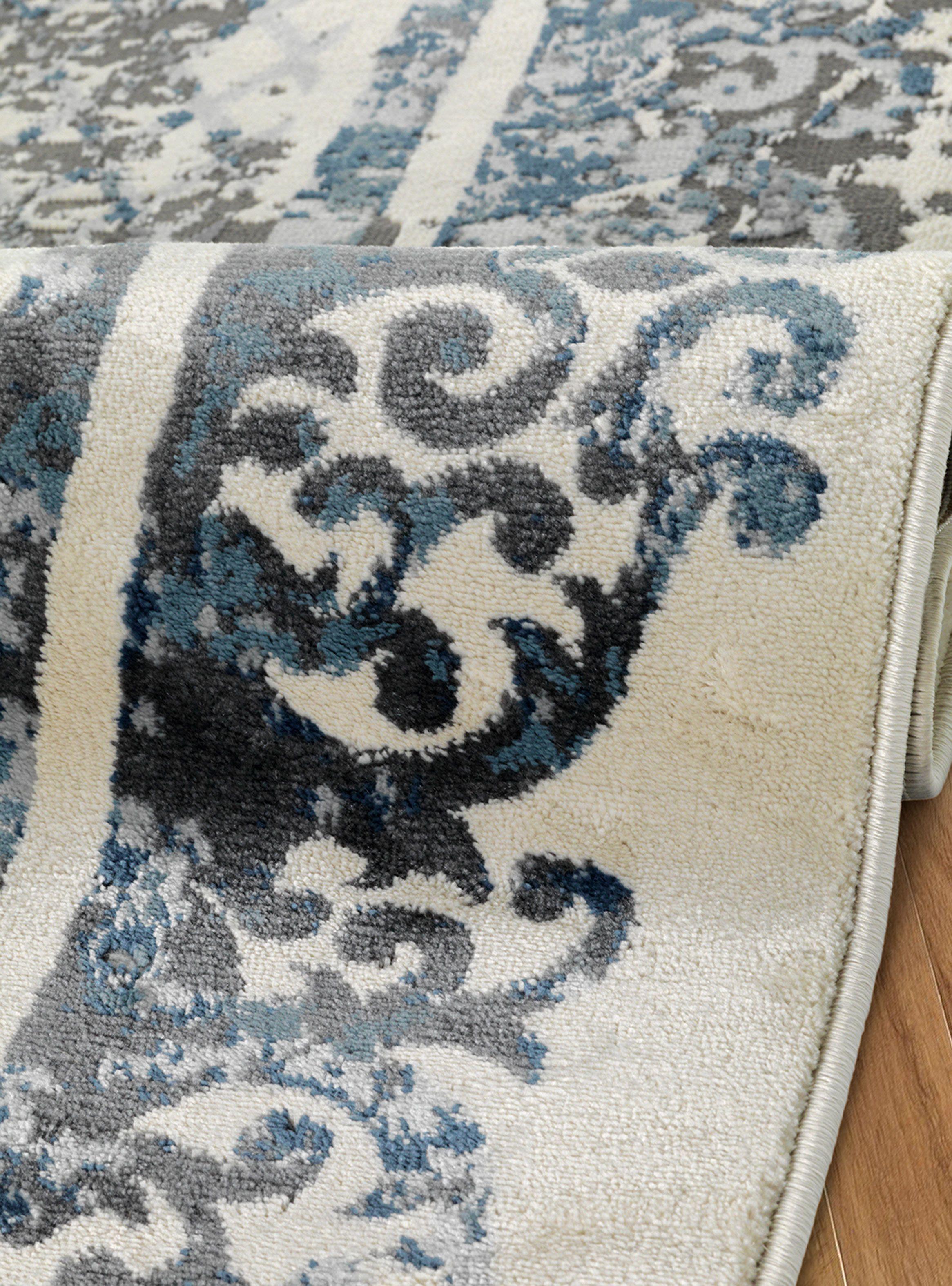 Alfombra 160 x 230 cm Babil D1 Azul-1