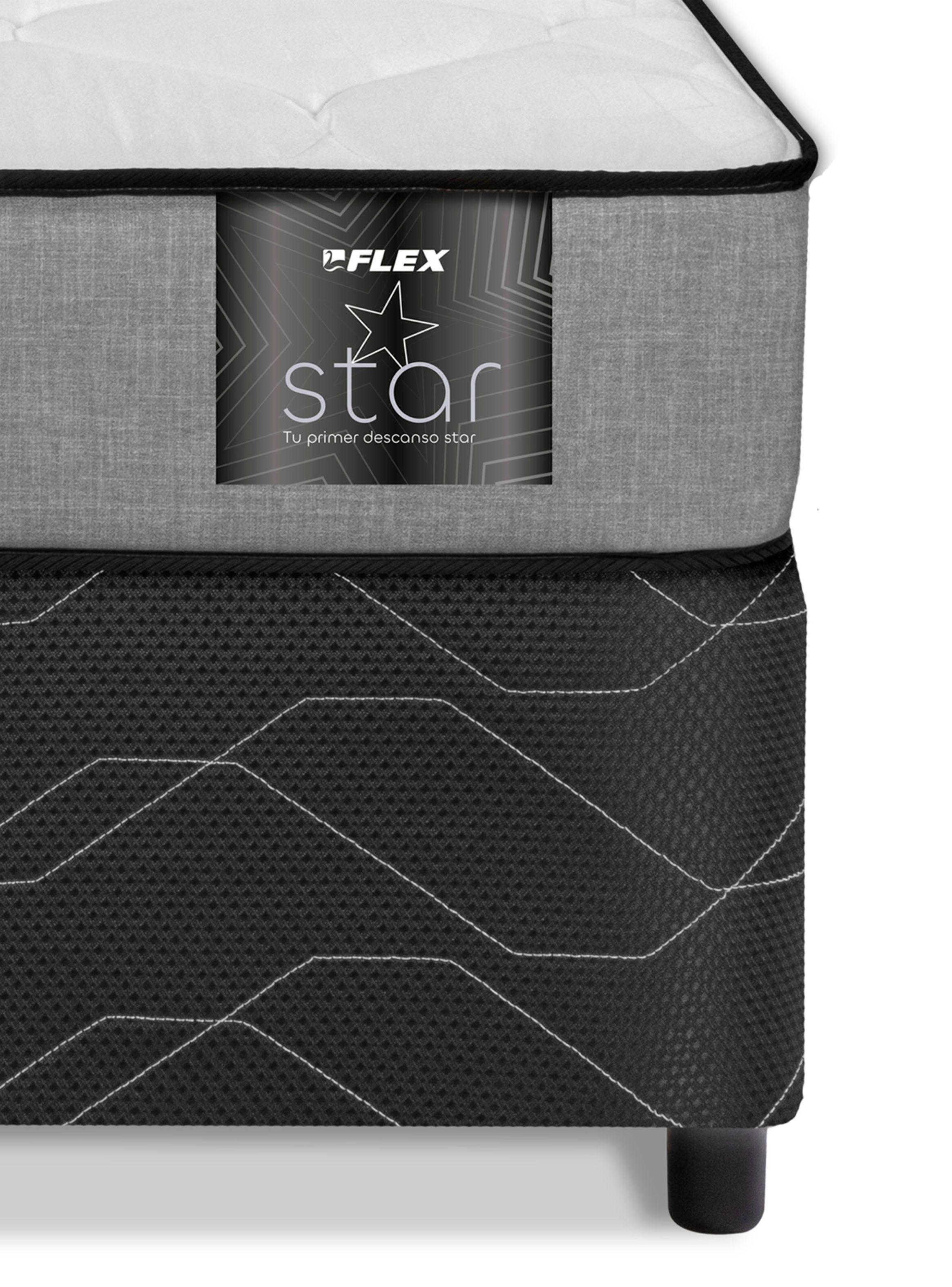 Cama Americana Star 1.5 Plazas + Set Asturias-2