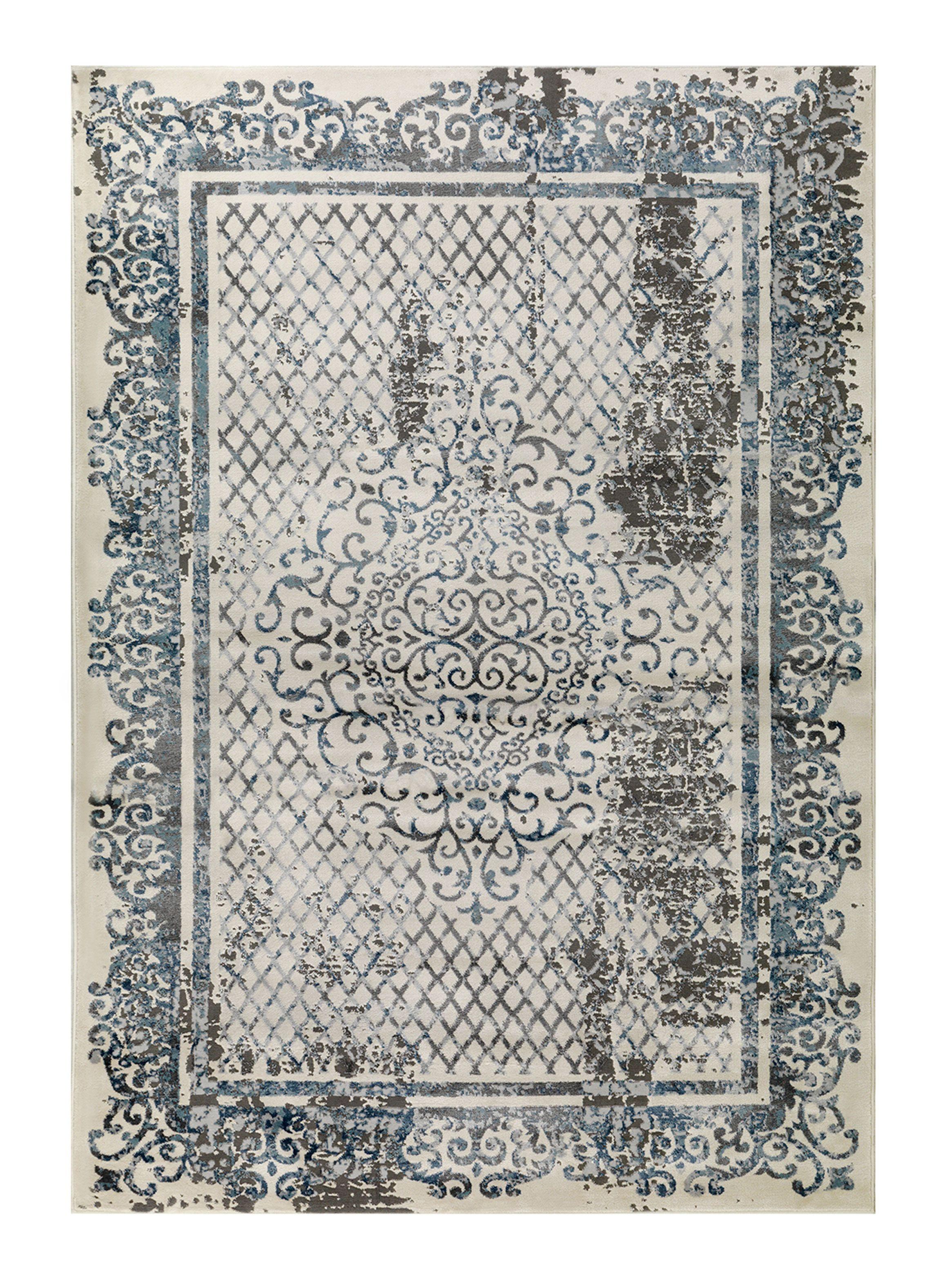 Alfombra 200 x 290 cm Babil D1 Azul-0