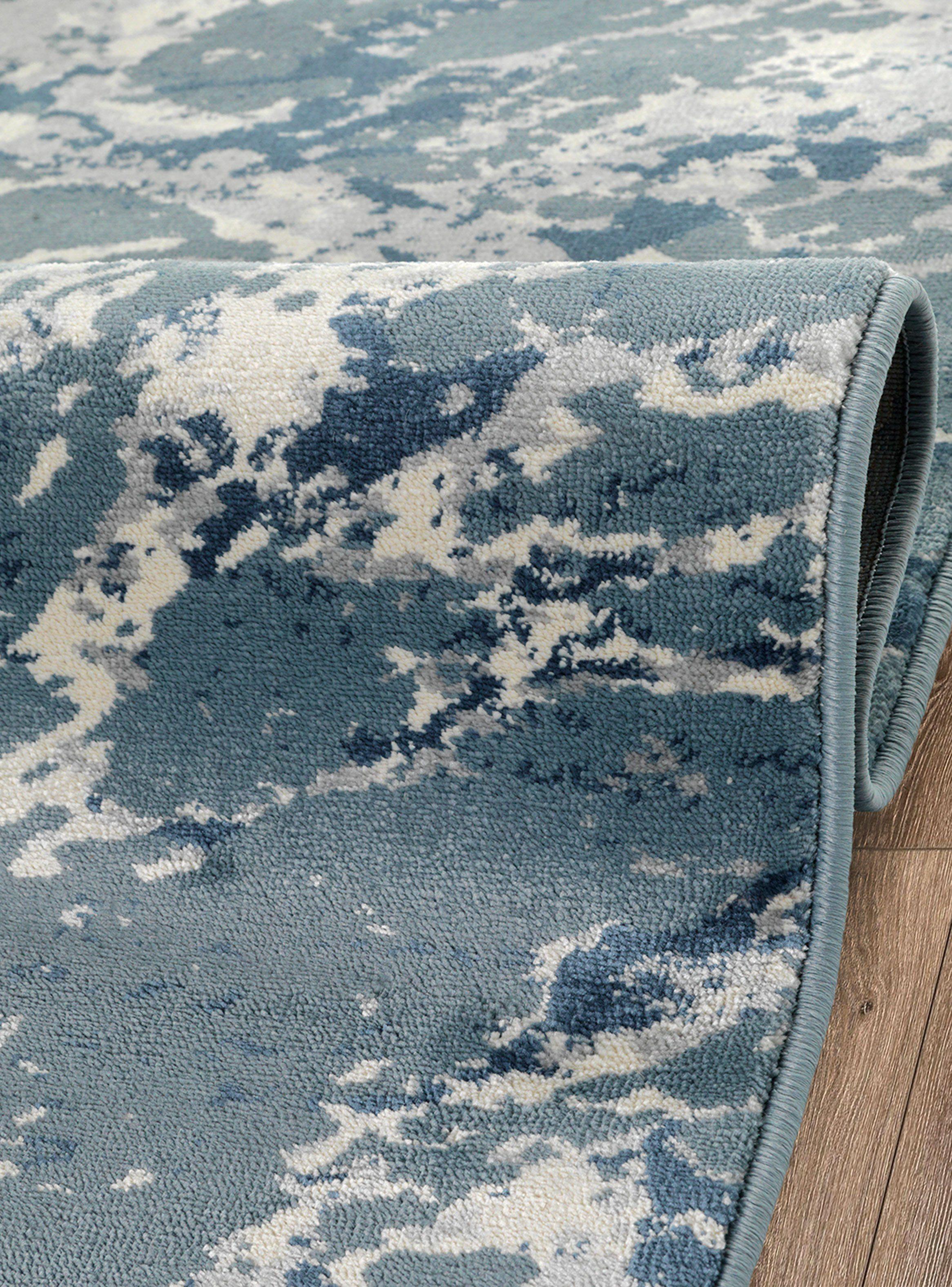 Alfombra 200 x 290 cm Babil Azul Manchas-1