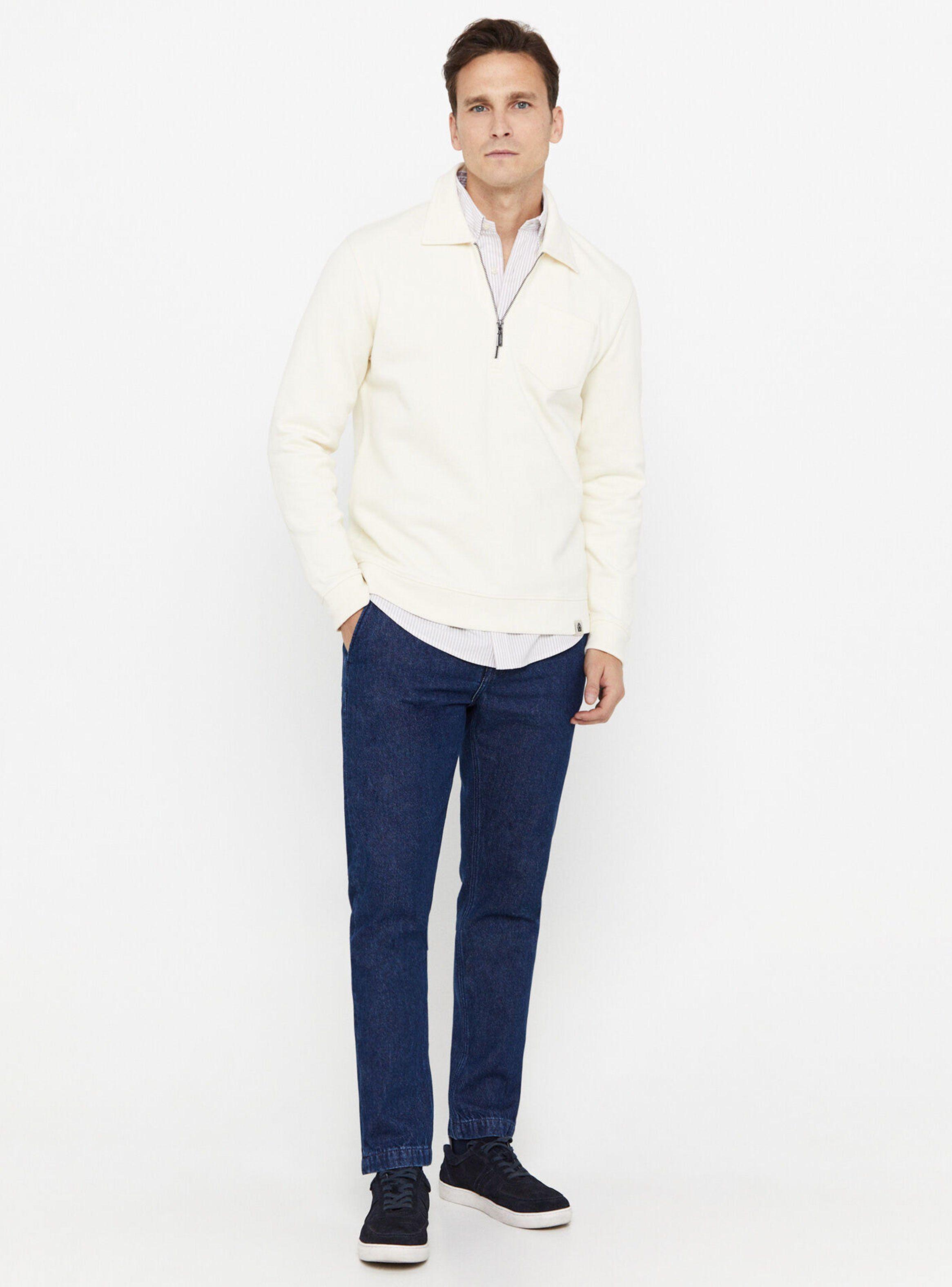 Polerón Cuello Cremallera Casual Bassic-3