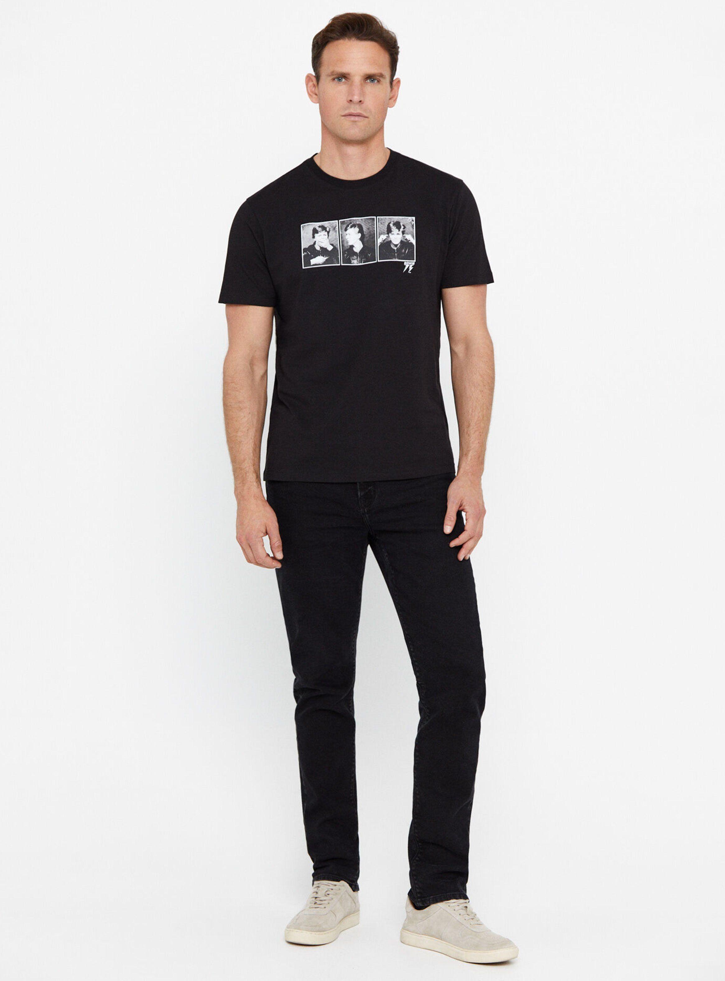 Camiseta Estampado David Bowie-3