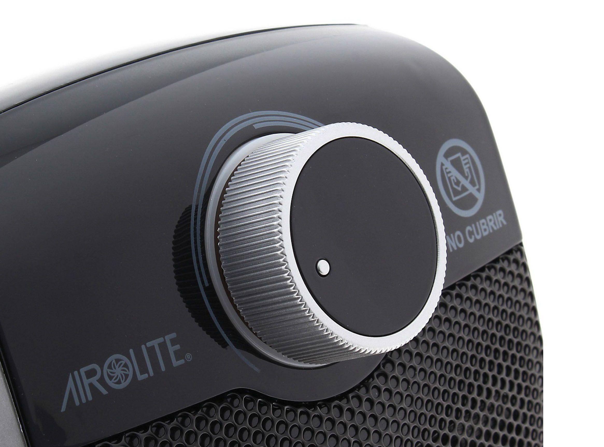 Calefactor Cerámico Airolite Curve Black 1800W-2