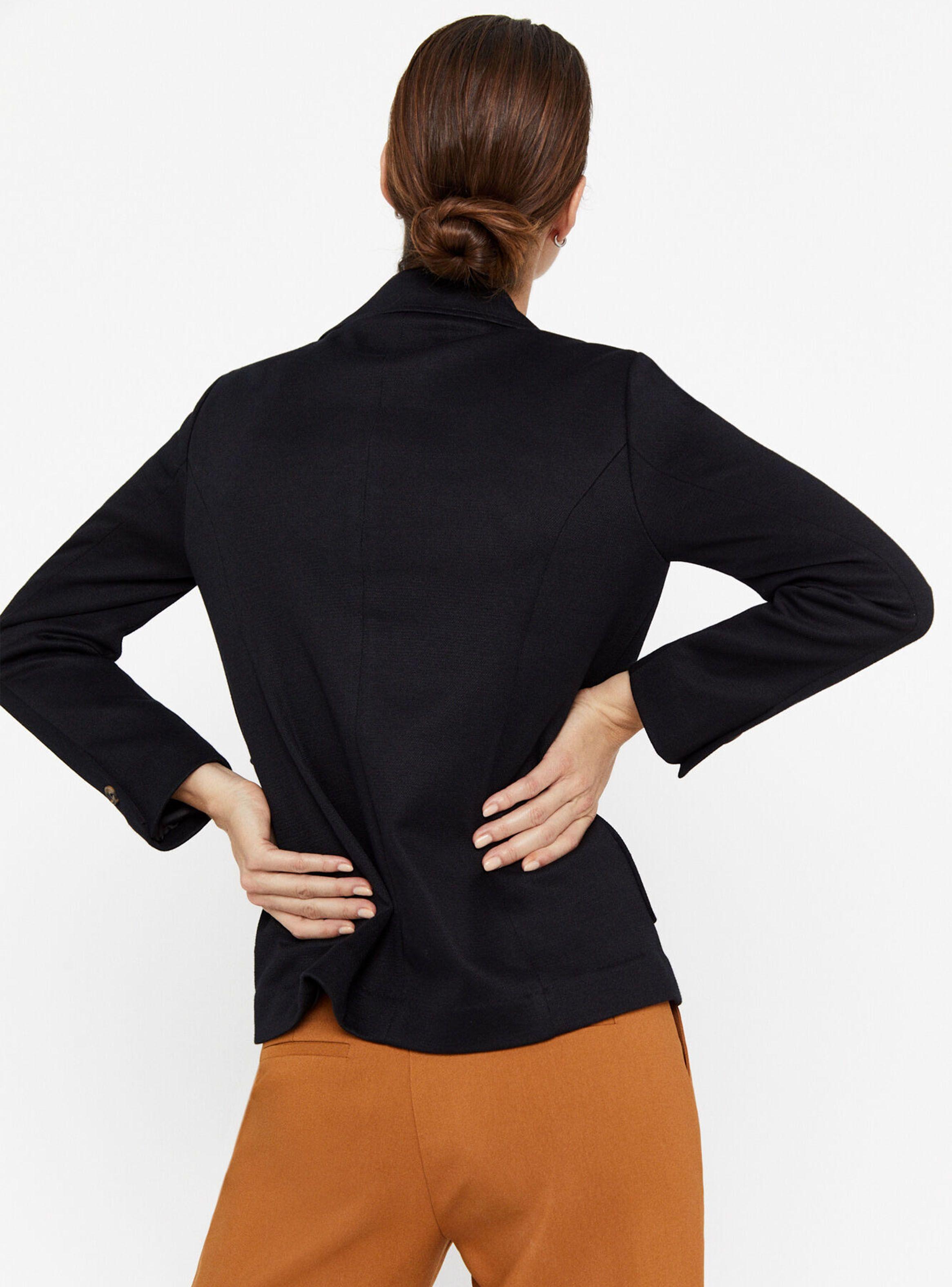 Blazer De Punto Piqué-1