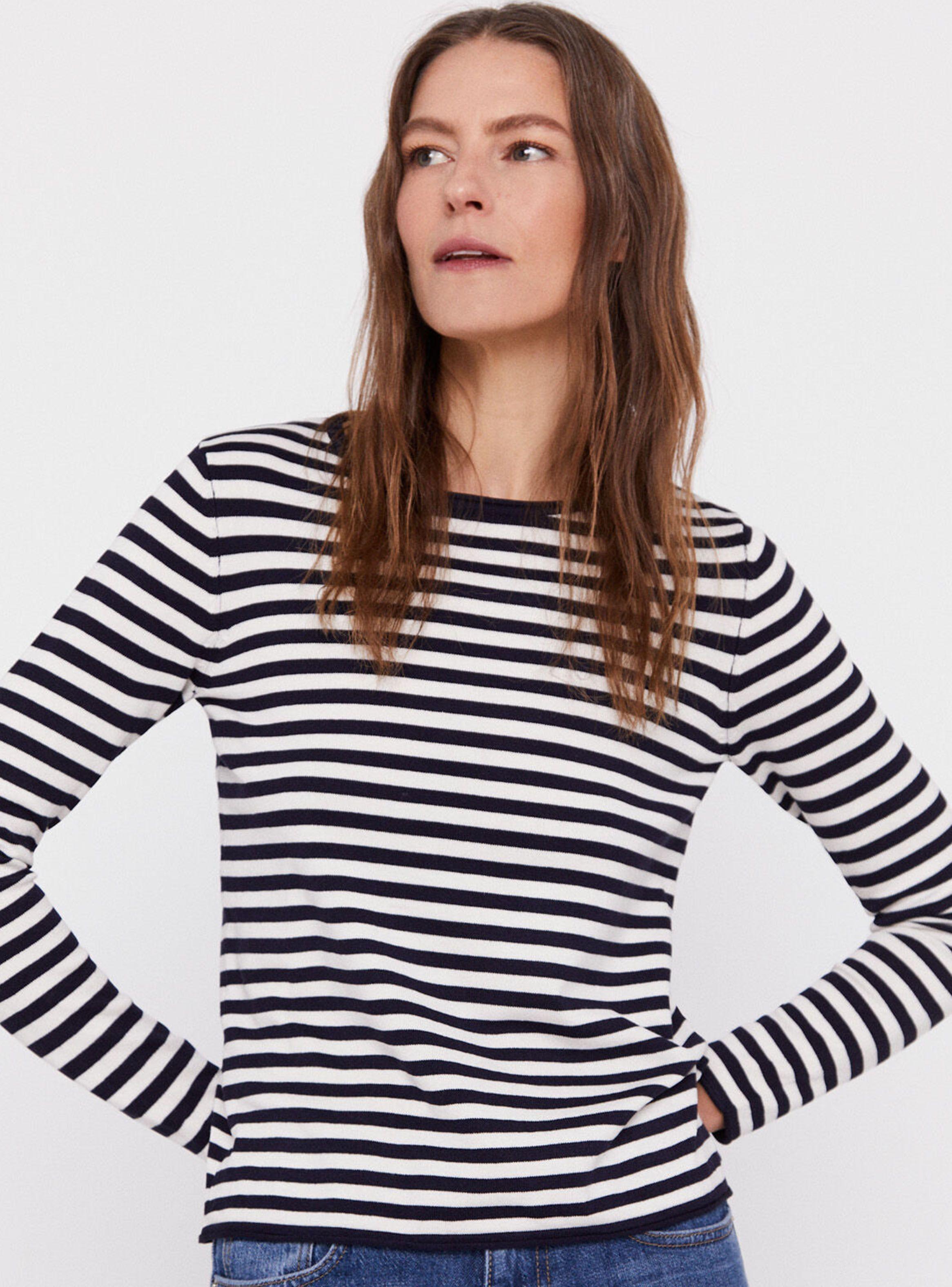 Sweater Jersey Viscosa Ecovero Rayado-0