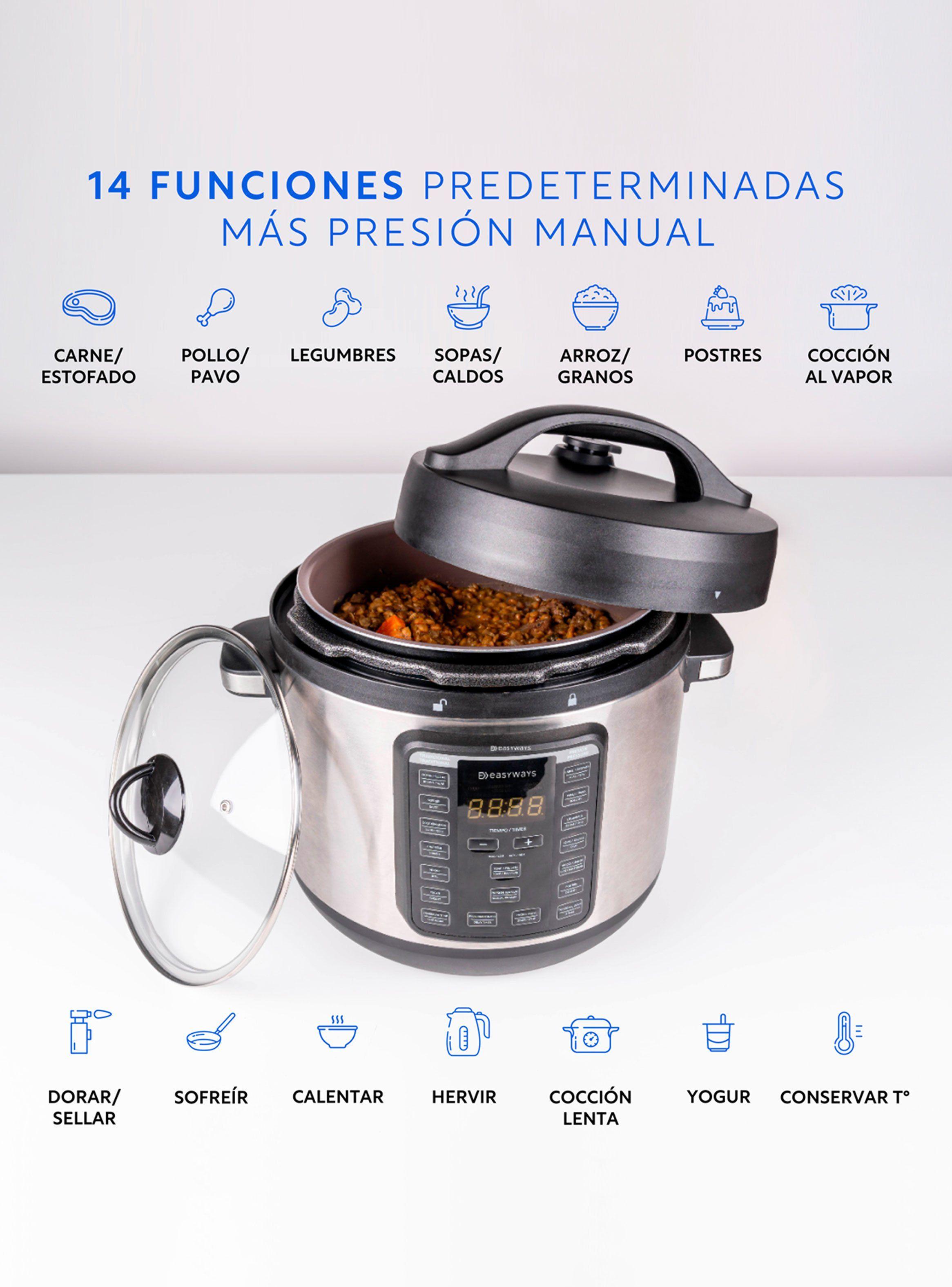Olla de Cocción Fast Pot 7.6 Litros Ceramic+-2