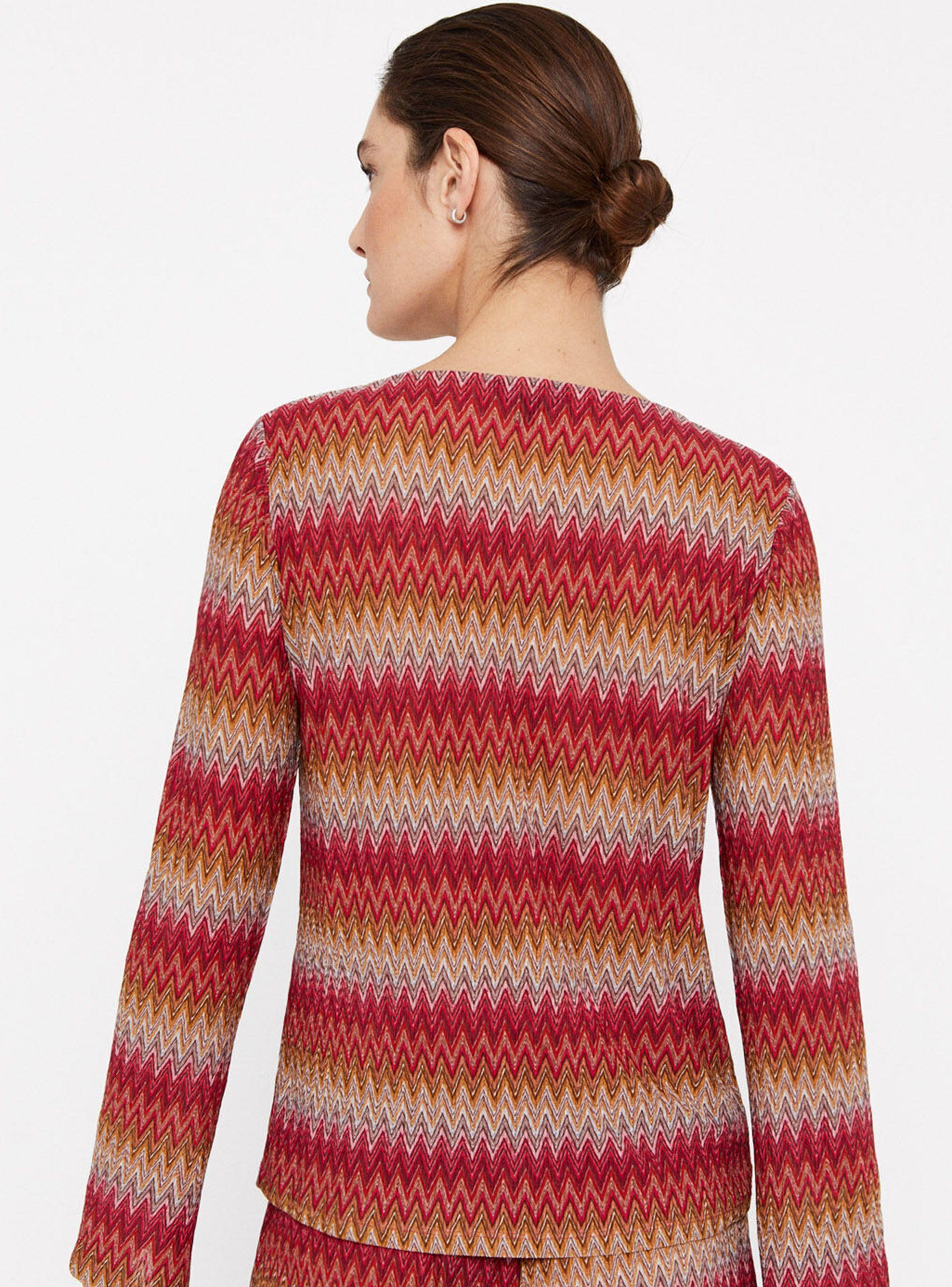 Top Punto Estampado Multicolor-1