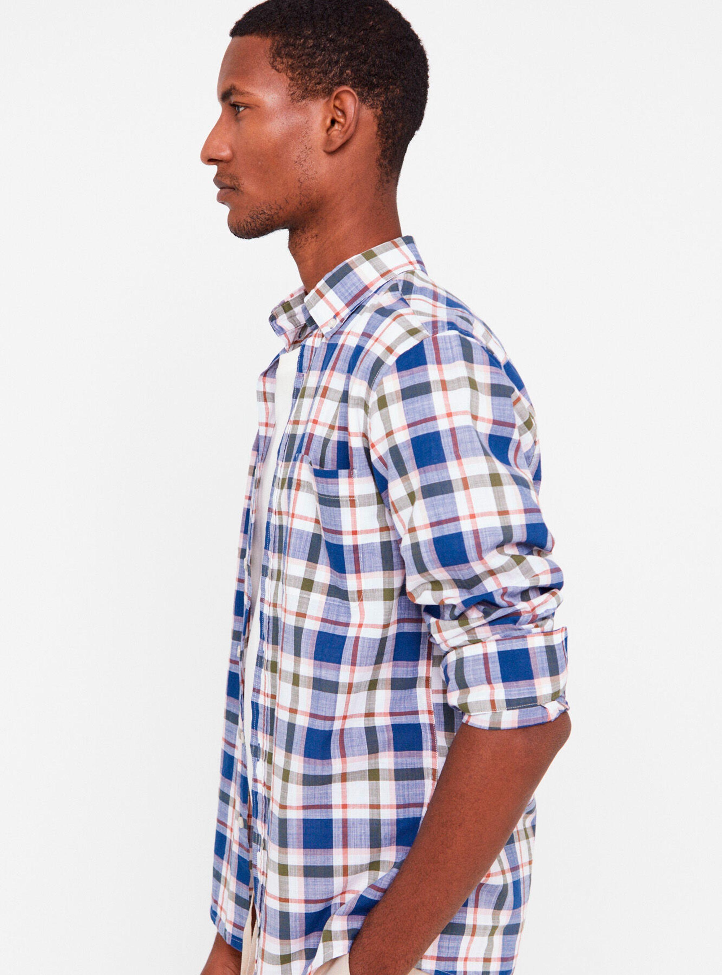 Camisa Tejido Flamé Cuadros-2