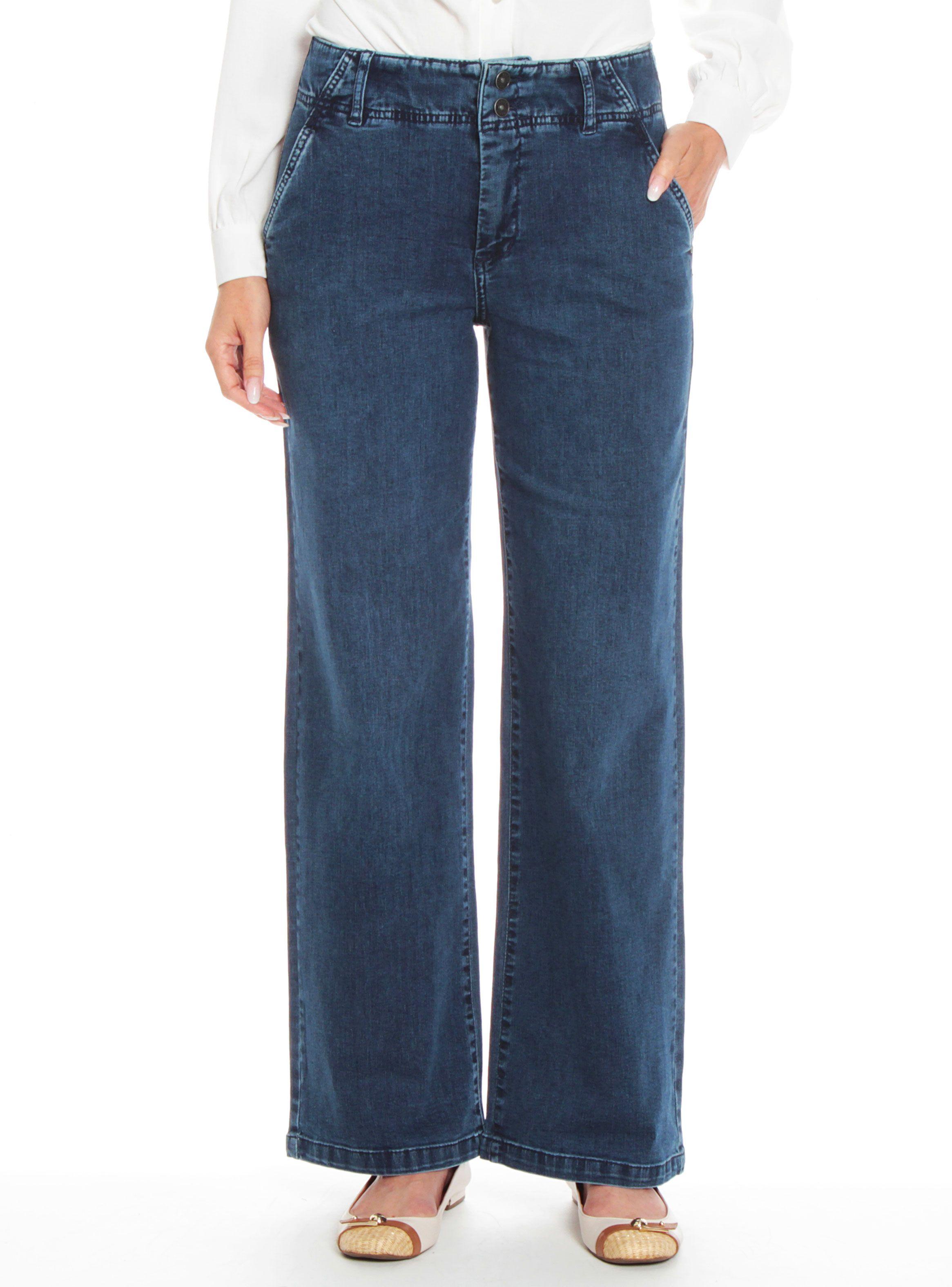 Jeans Wide Leg Pretina Interna Bolsillo Argentino-0