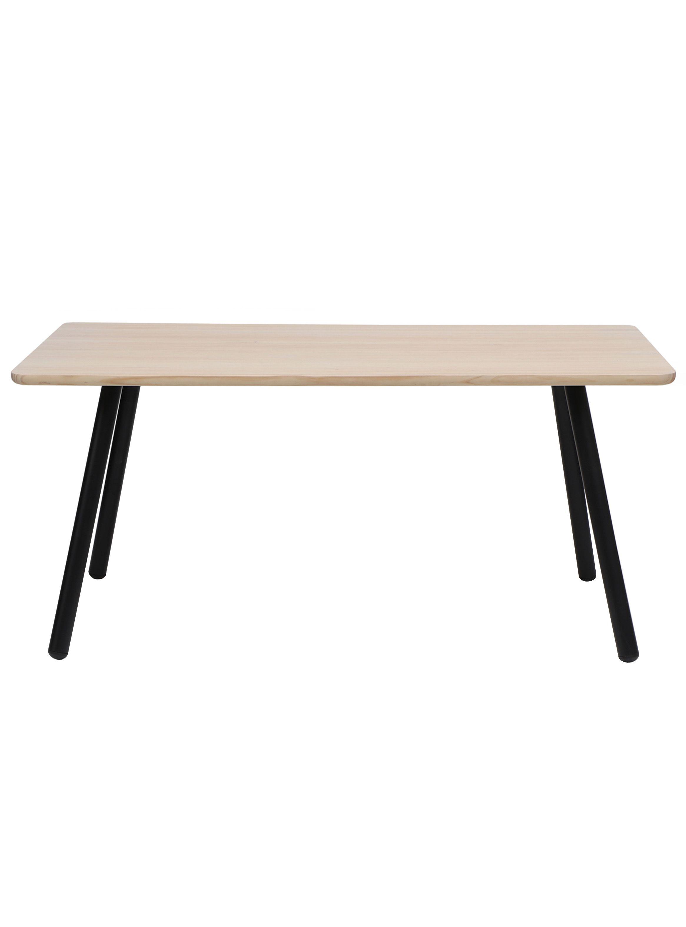 Mesa de Comedor Aula Natural Rectangular Medular-2