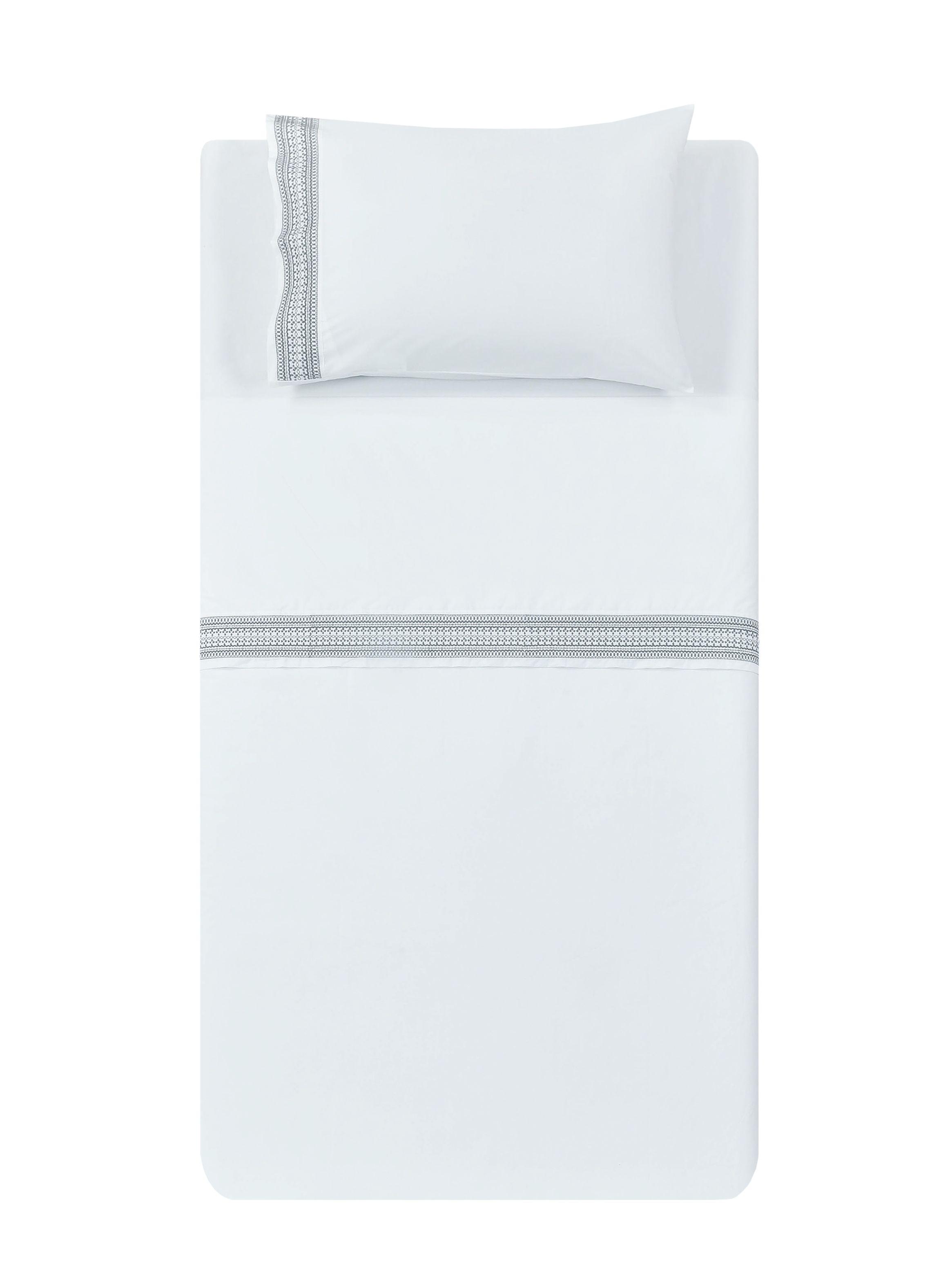 Sábanas 1.5 Plazas 200 Hilos Stich Bordada-3