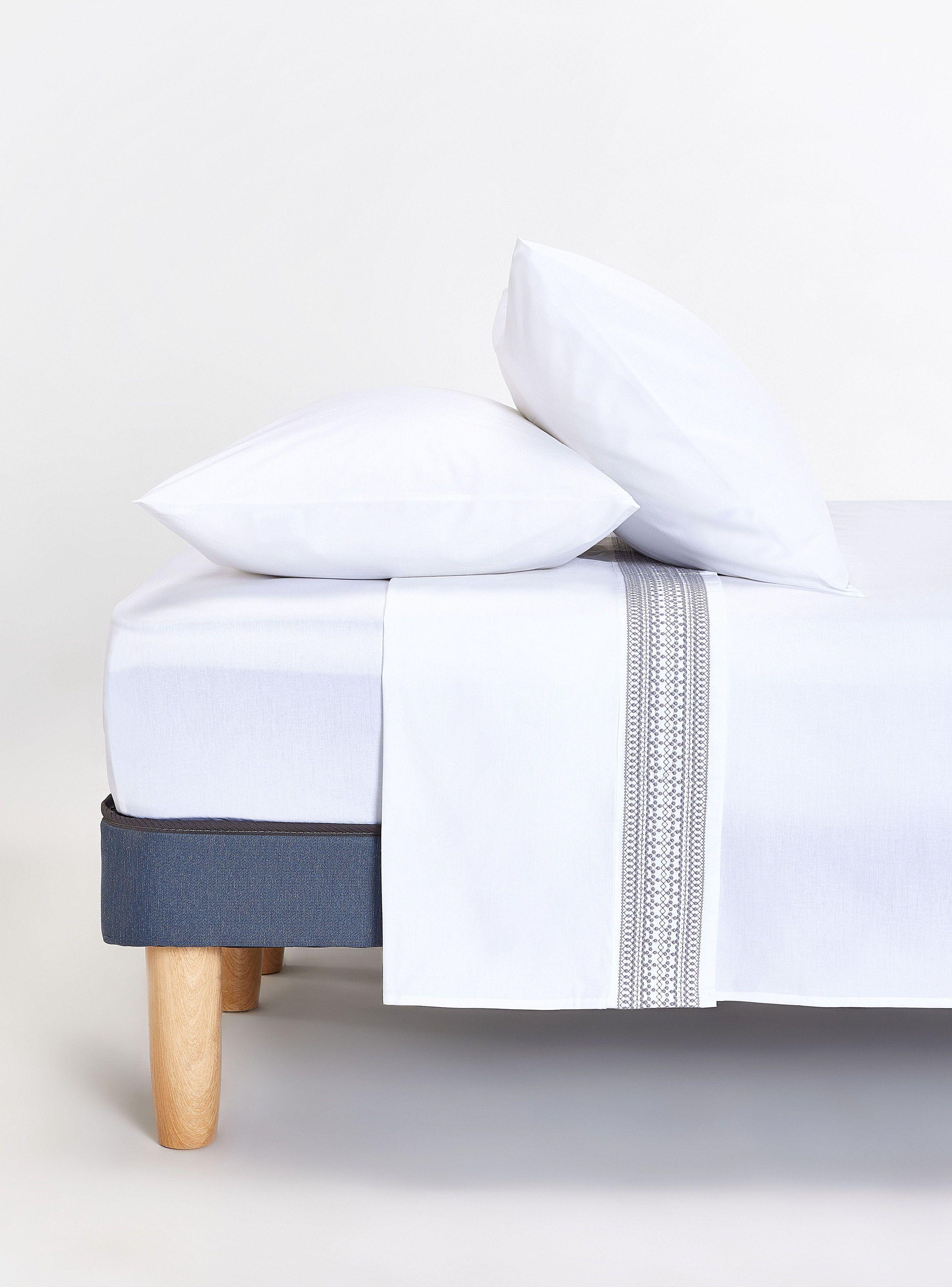 Sábanas 2 Plazas 200 Hilos Stich Bordada-0