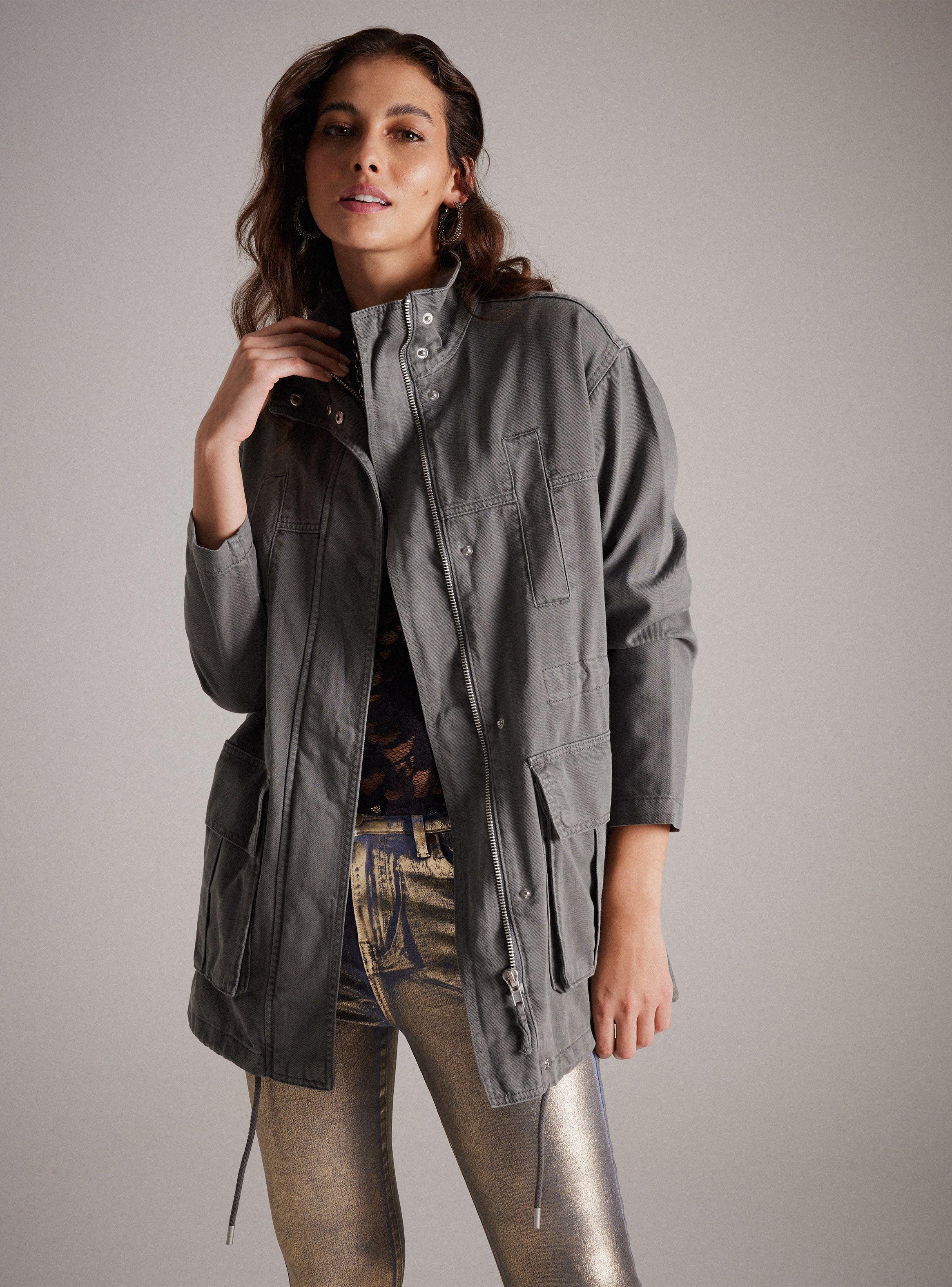 Chaqueta Teñido en Prenda y Cierres Metálicos-0