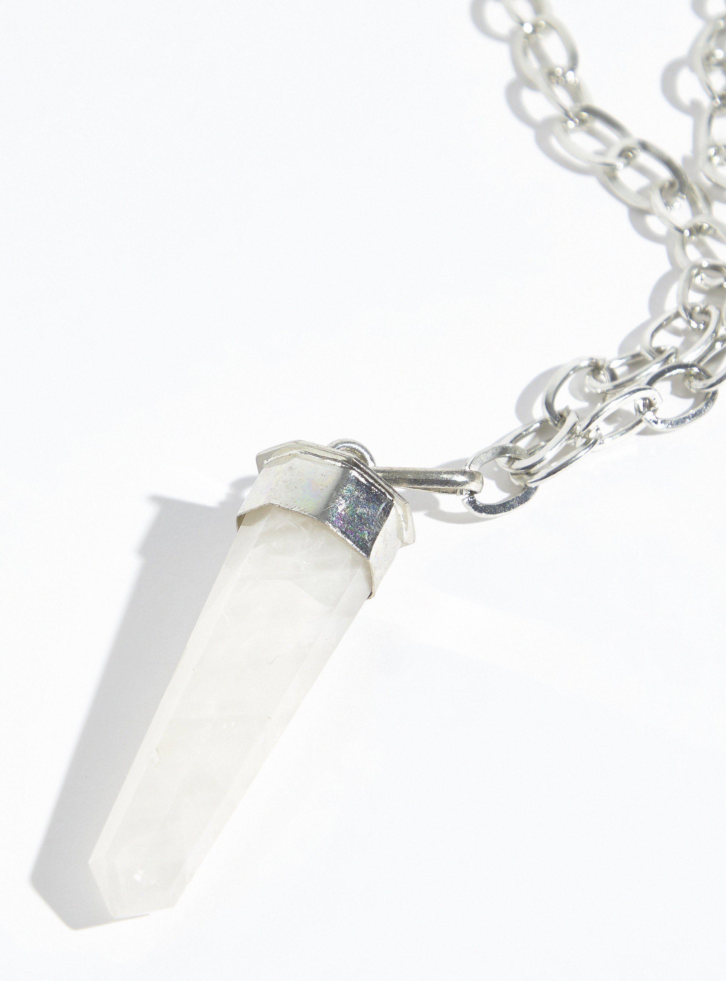 Collar Cadena Cuarzo Natural-3