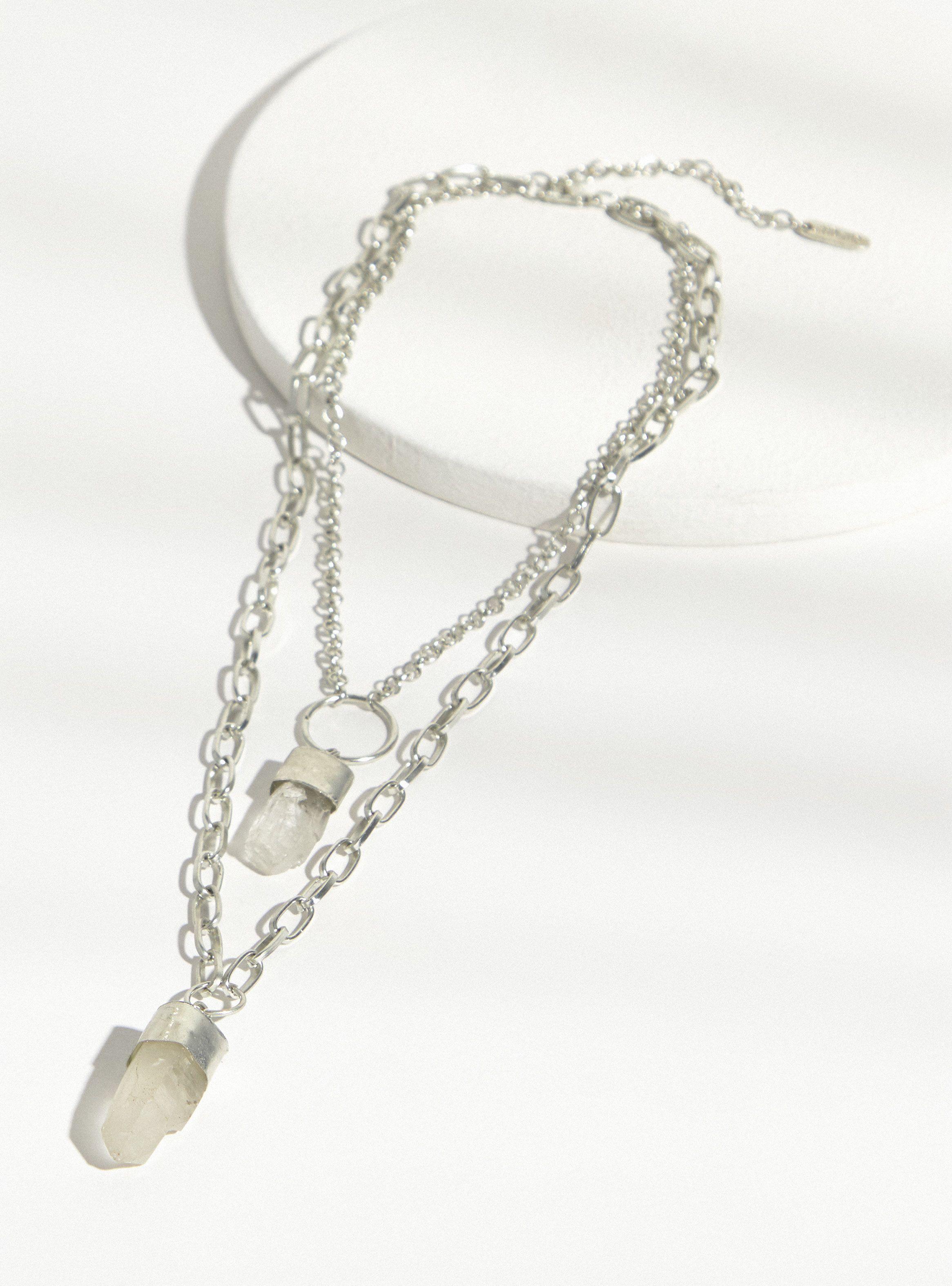 Collar Cuarzos Colgantes-2