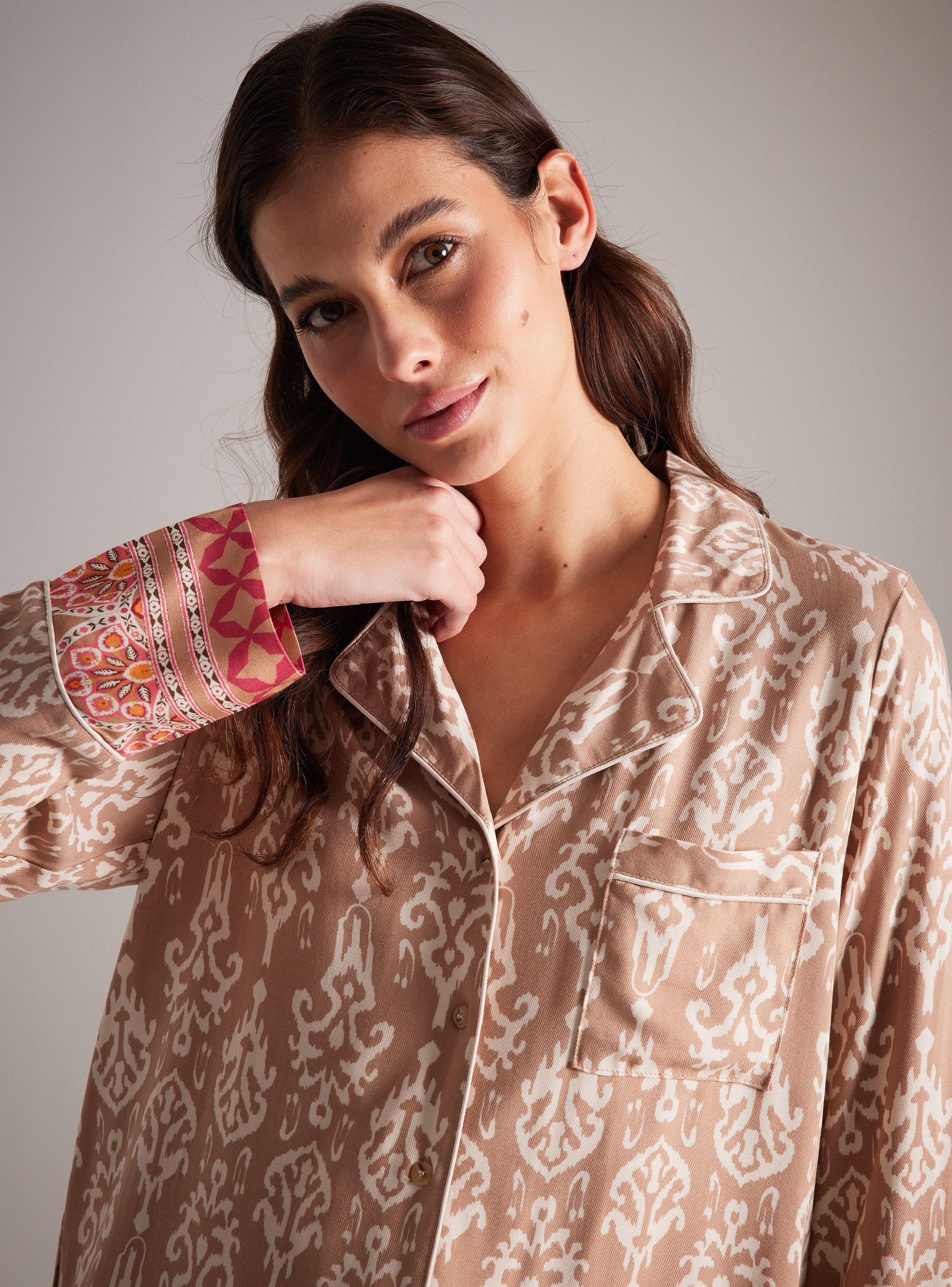 Pijama Camisero Estampado-2