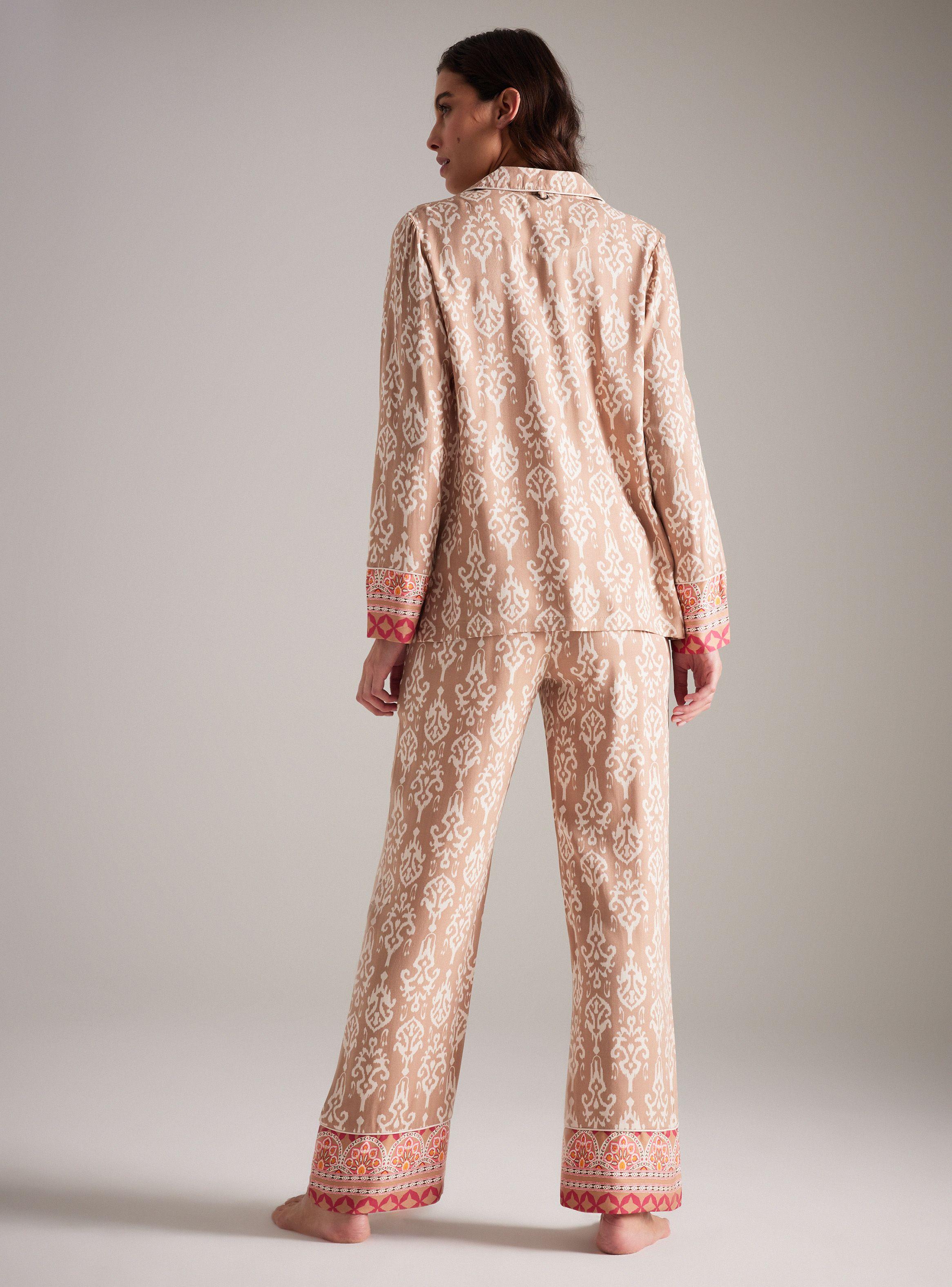 Pijama Camisero Estampado-5