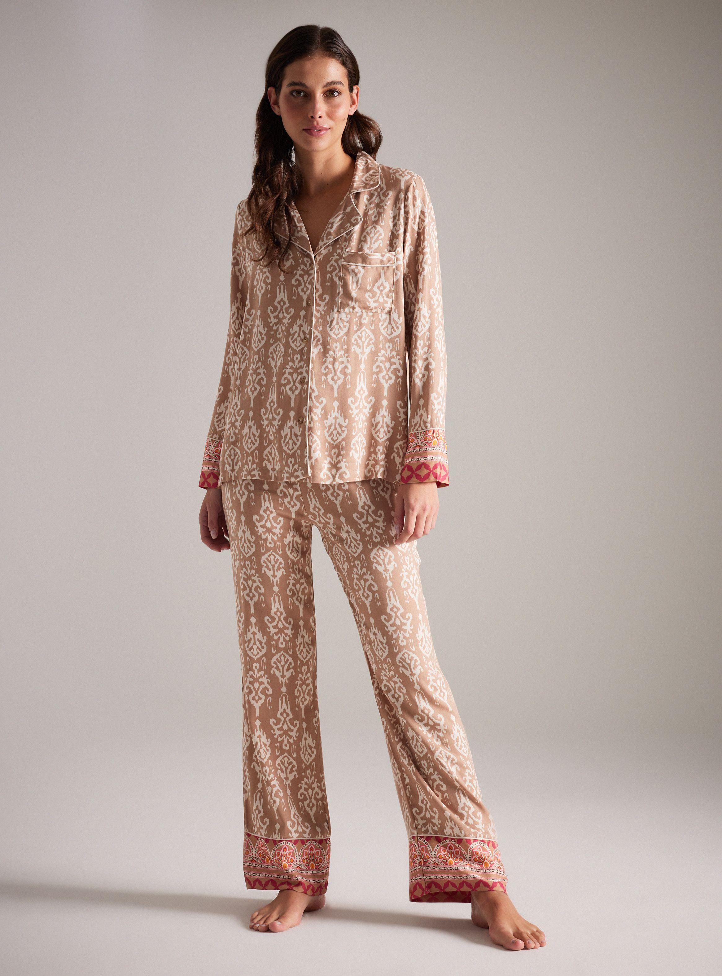 Pijama Camisero Estampado-4