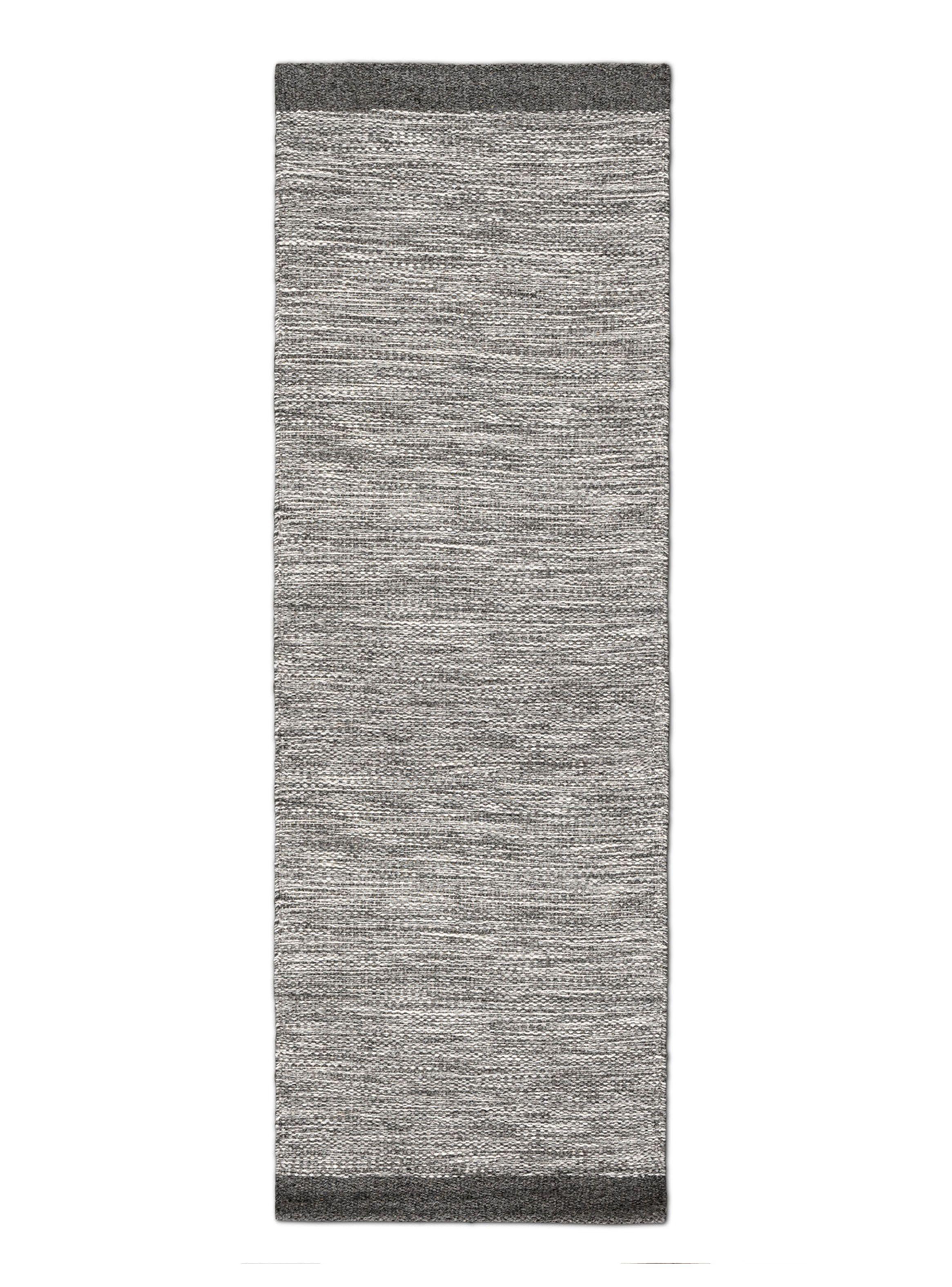 Alfombra Lana 80x240 cm Edge Gris-0