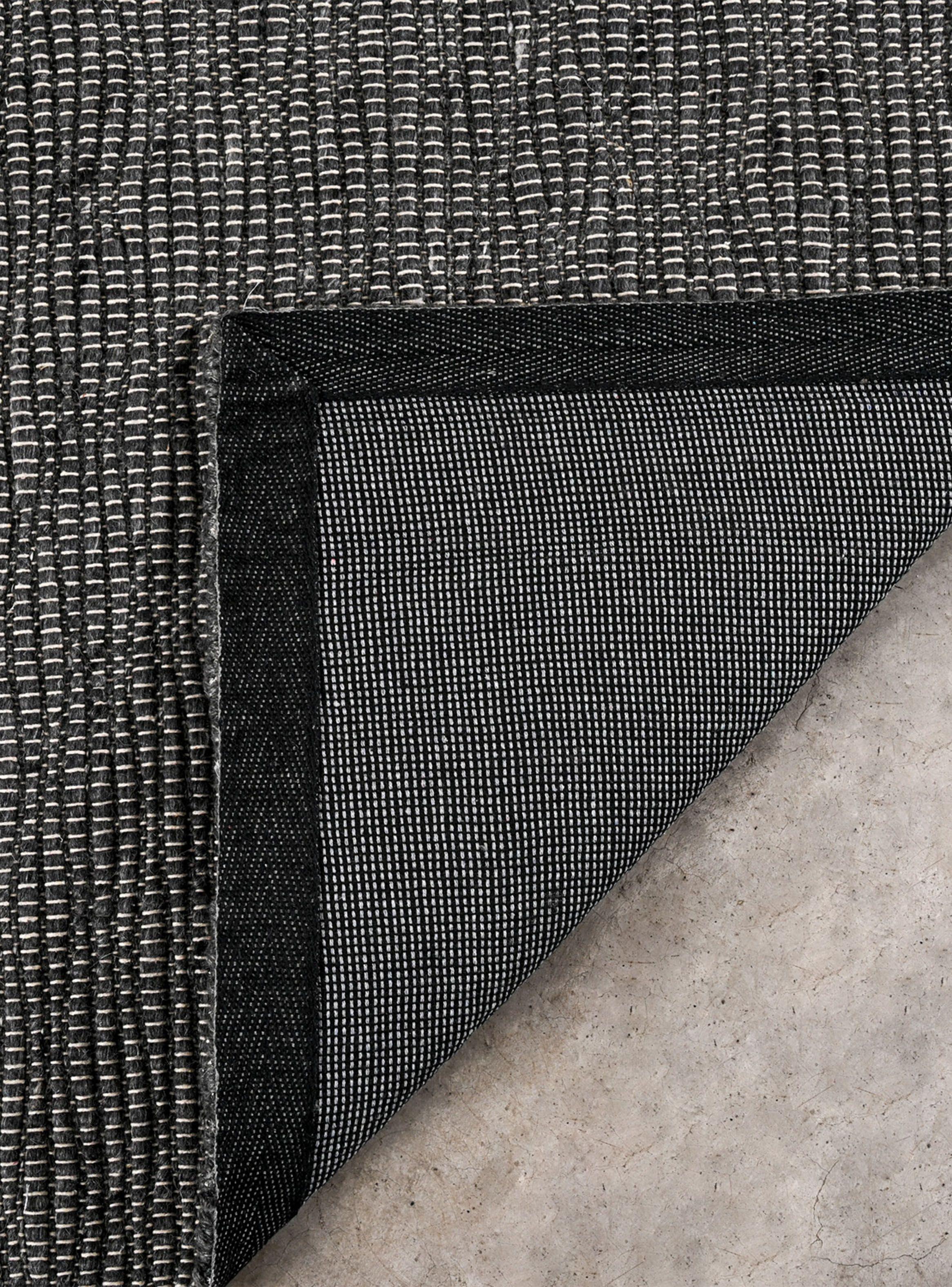 Alfombra Lana 80x240 cm Stitch Gris-2
