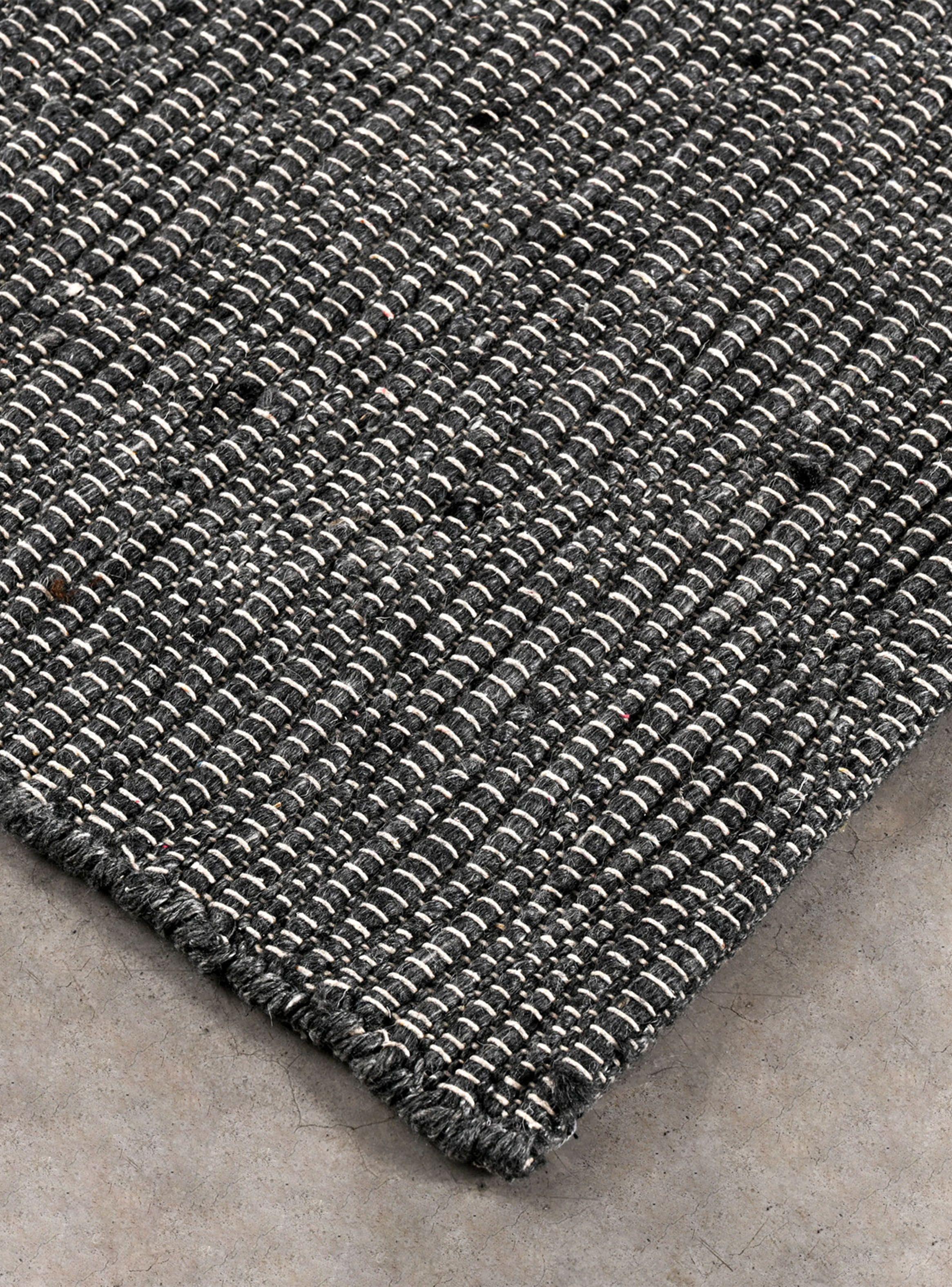 Alfombra Lana 200x300 cm Stitch Gris-1