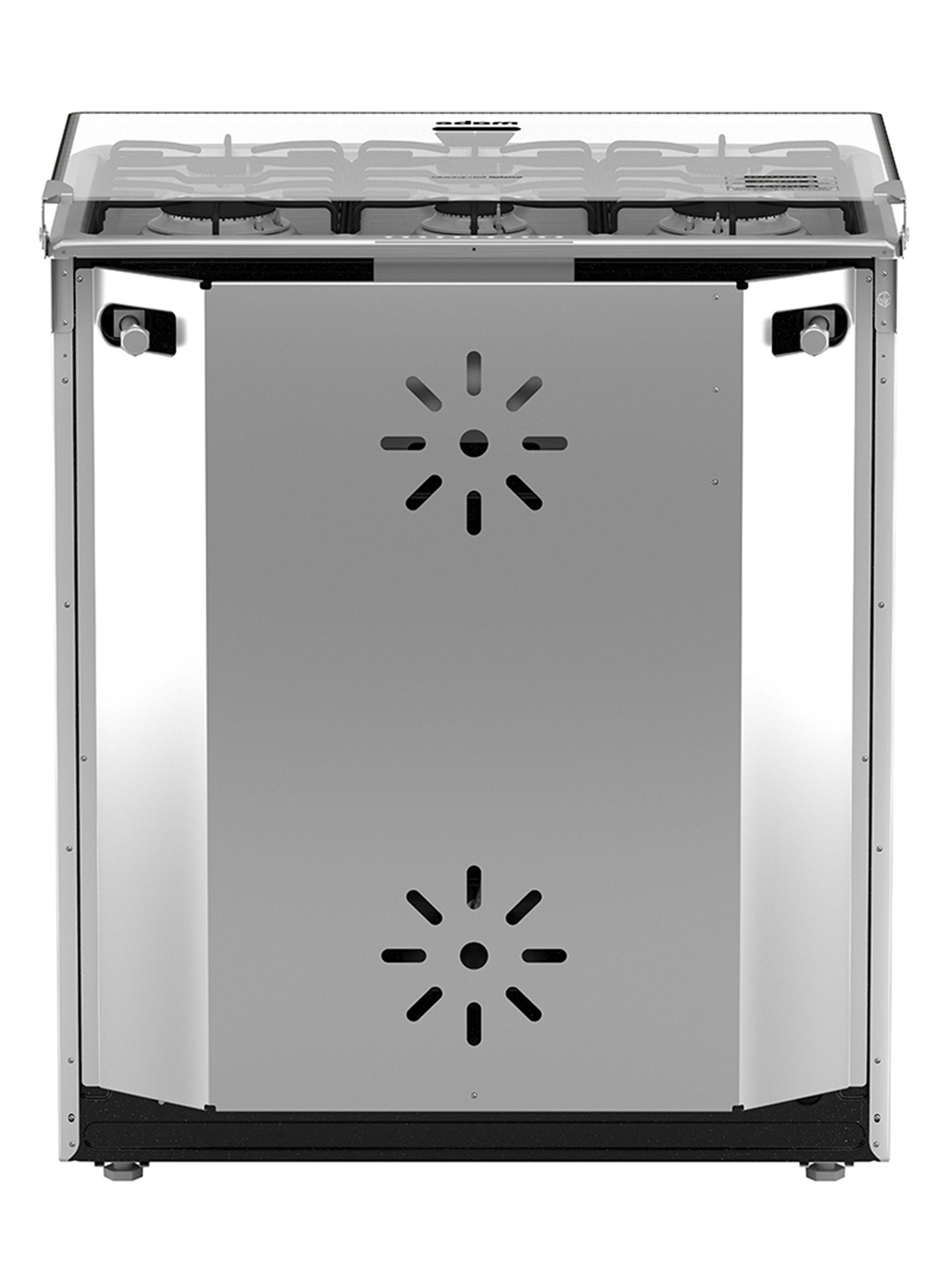 Cocina de Piso a Gas 76 cm Silver ANDES7620AG0-1