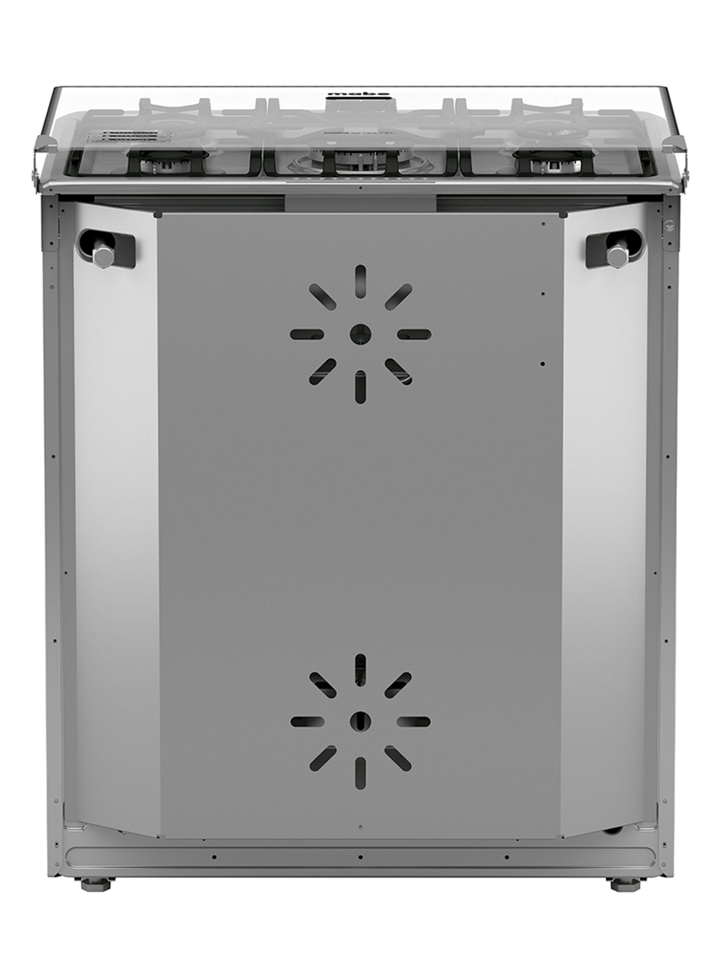 Cocina de Piso a Gas 76 cm Acero Inox ANDES7670FX1-1