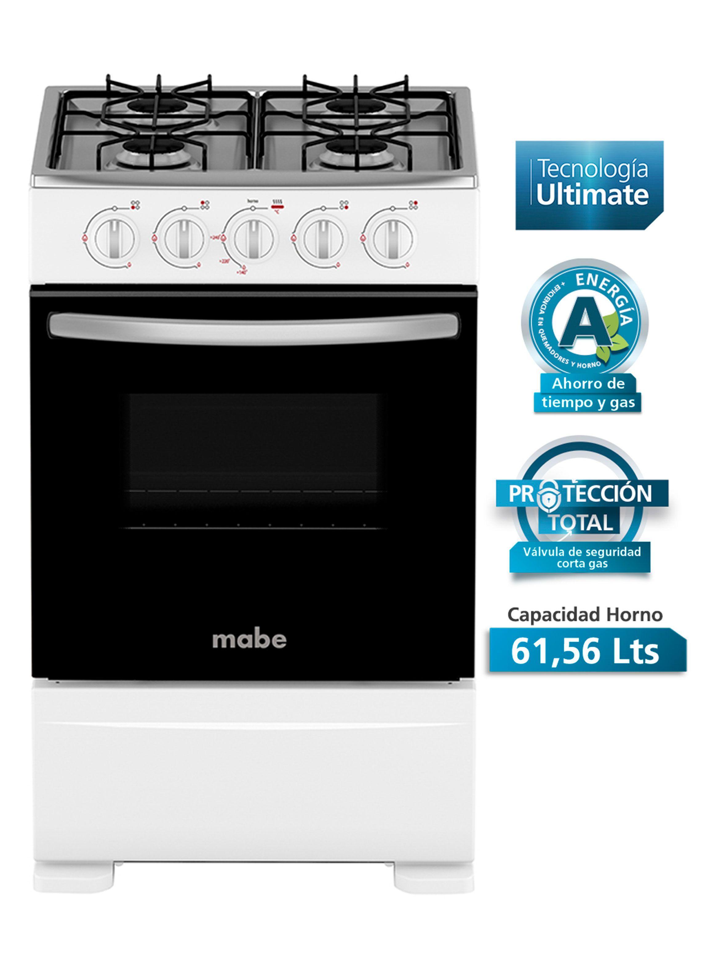 Cocina a Gas 4 Quemadores 52cm CMC20ABX-6 Blanca-2