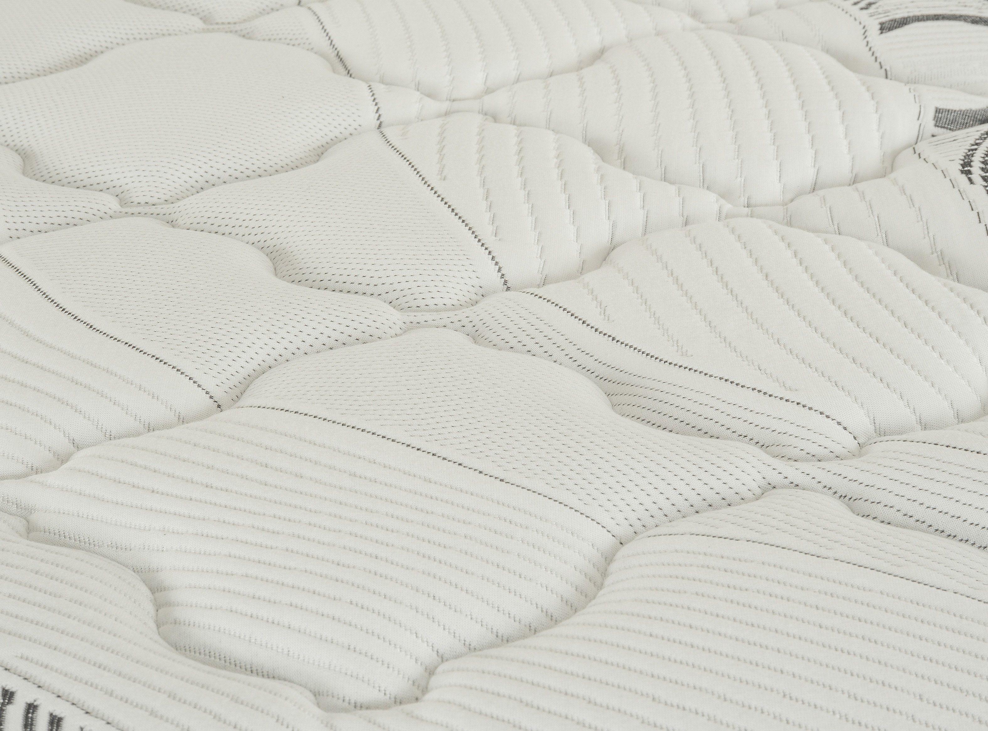 Cama Europea One 2 Plazas Base Dividida + Almohadas Viscoelásticas-3