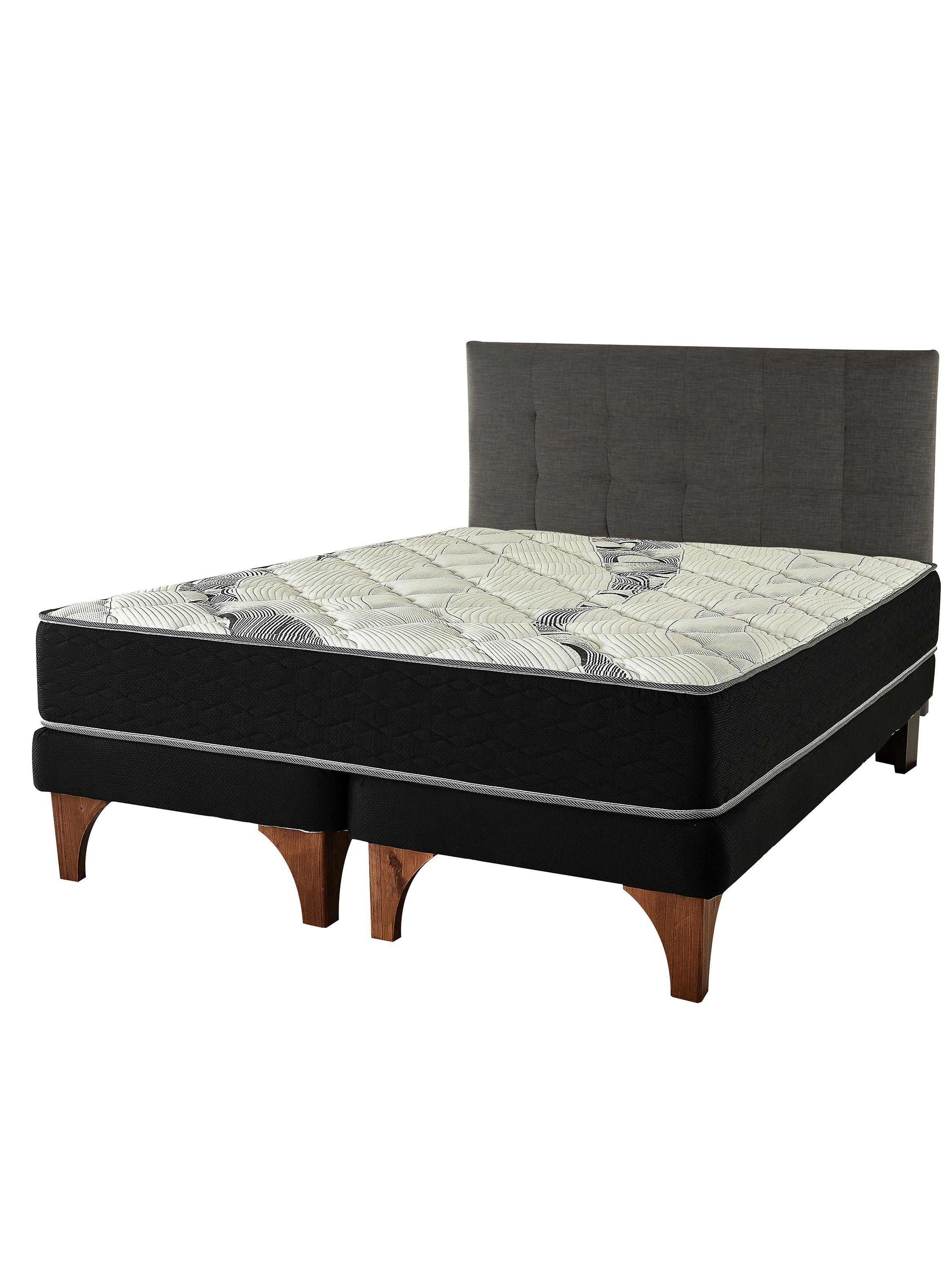 Cama Europea One 2 Plazas BD + Respaldo Desing-0
