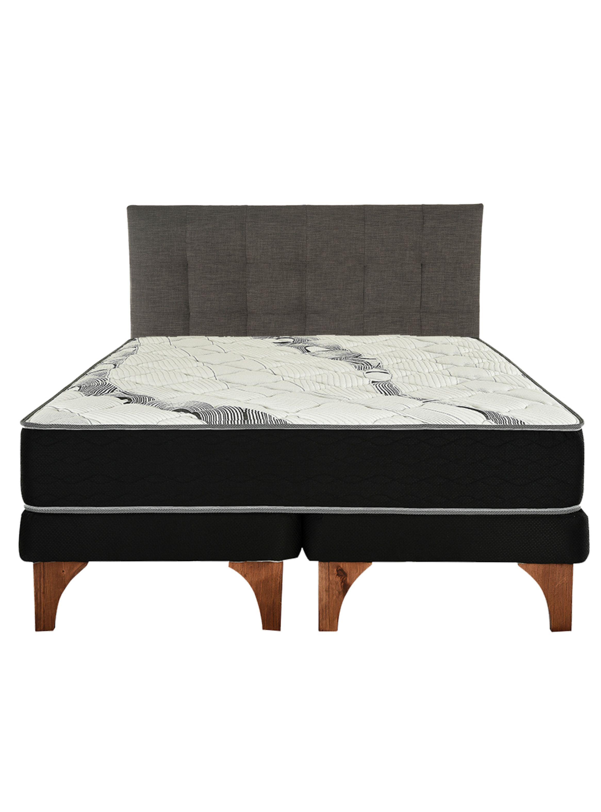 Cama Europea One 2 Plazas BD + Respaldo Desing-1