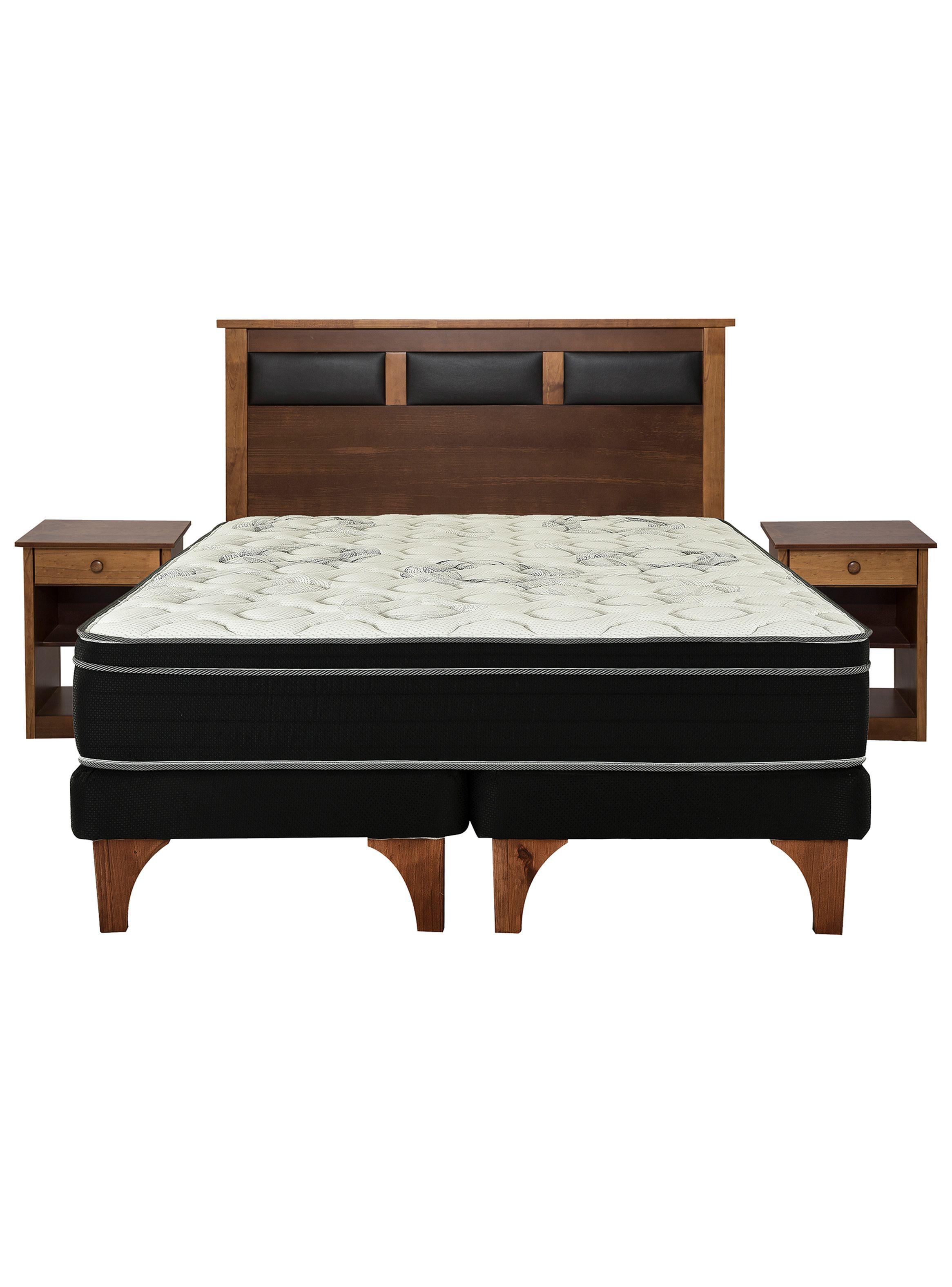 Cama Europea Seven King + Set Muebles Toscana-0