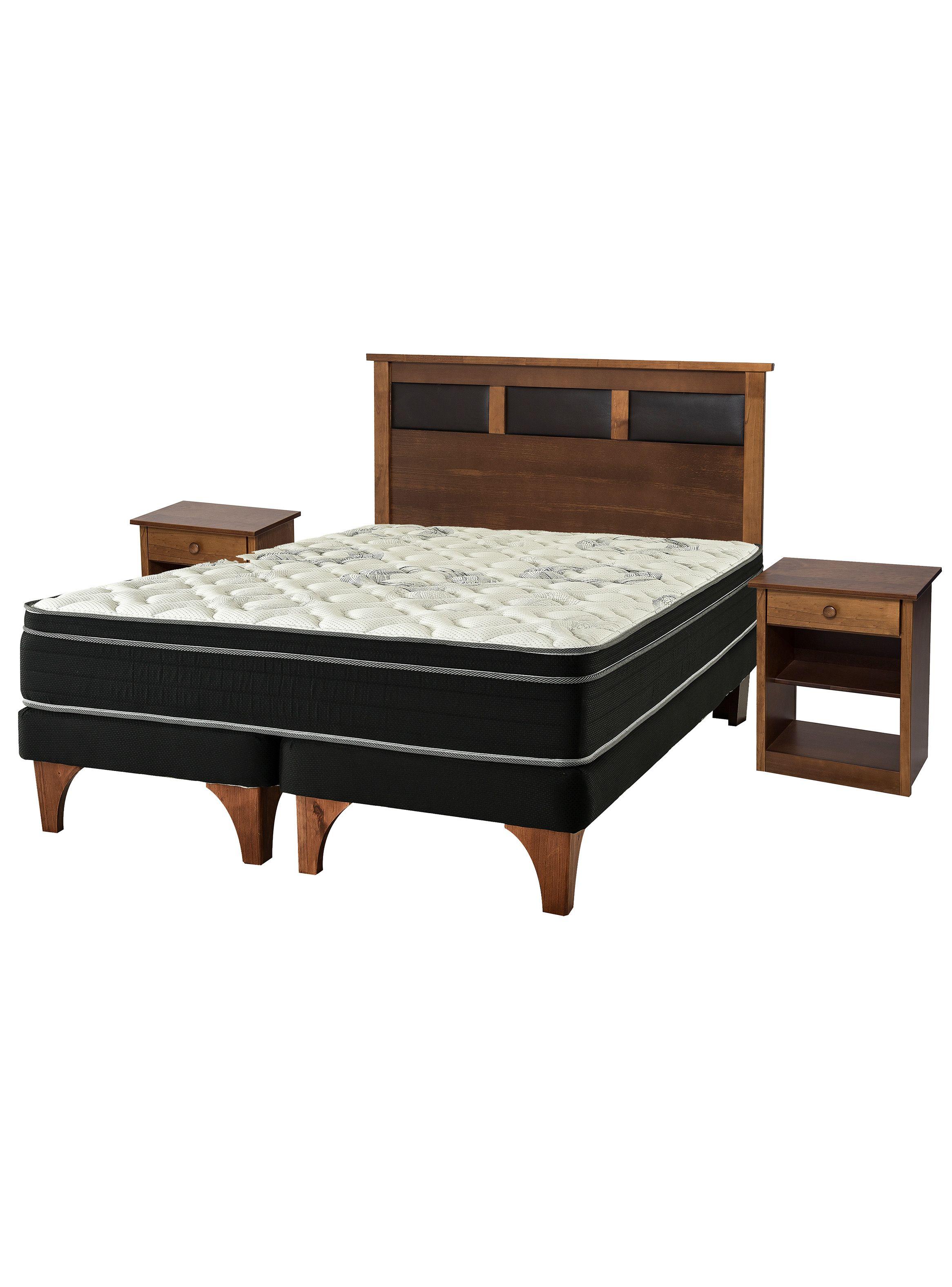 Cama Europea Seven King + Set Muebles Toscana-1