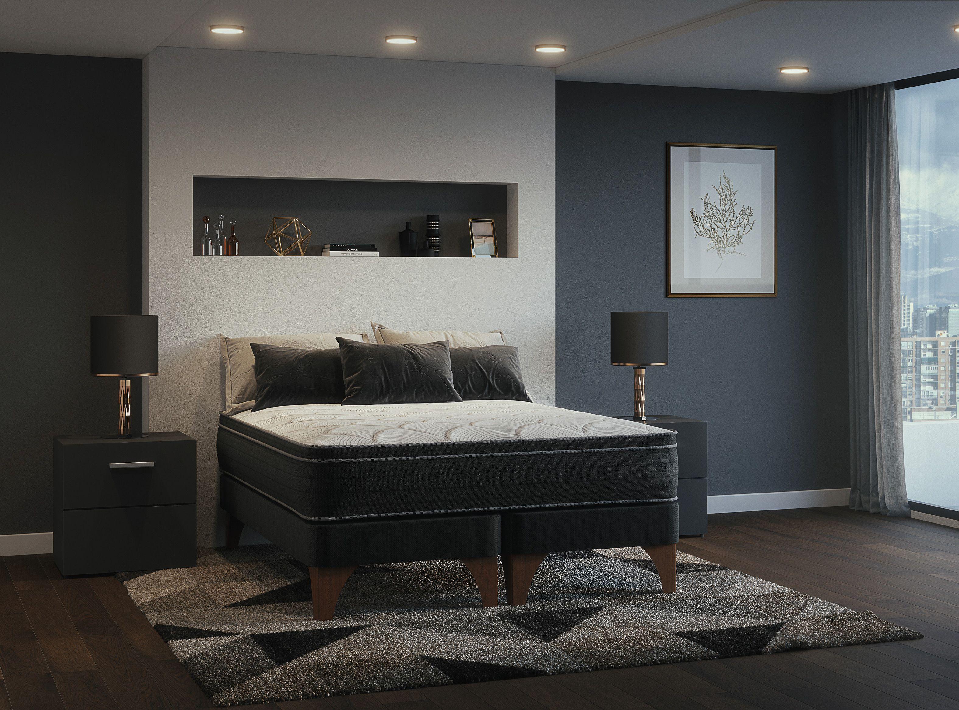 Cama Europea Ten Super King + Almohadas Royal-3