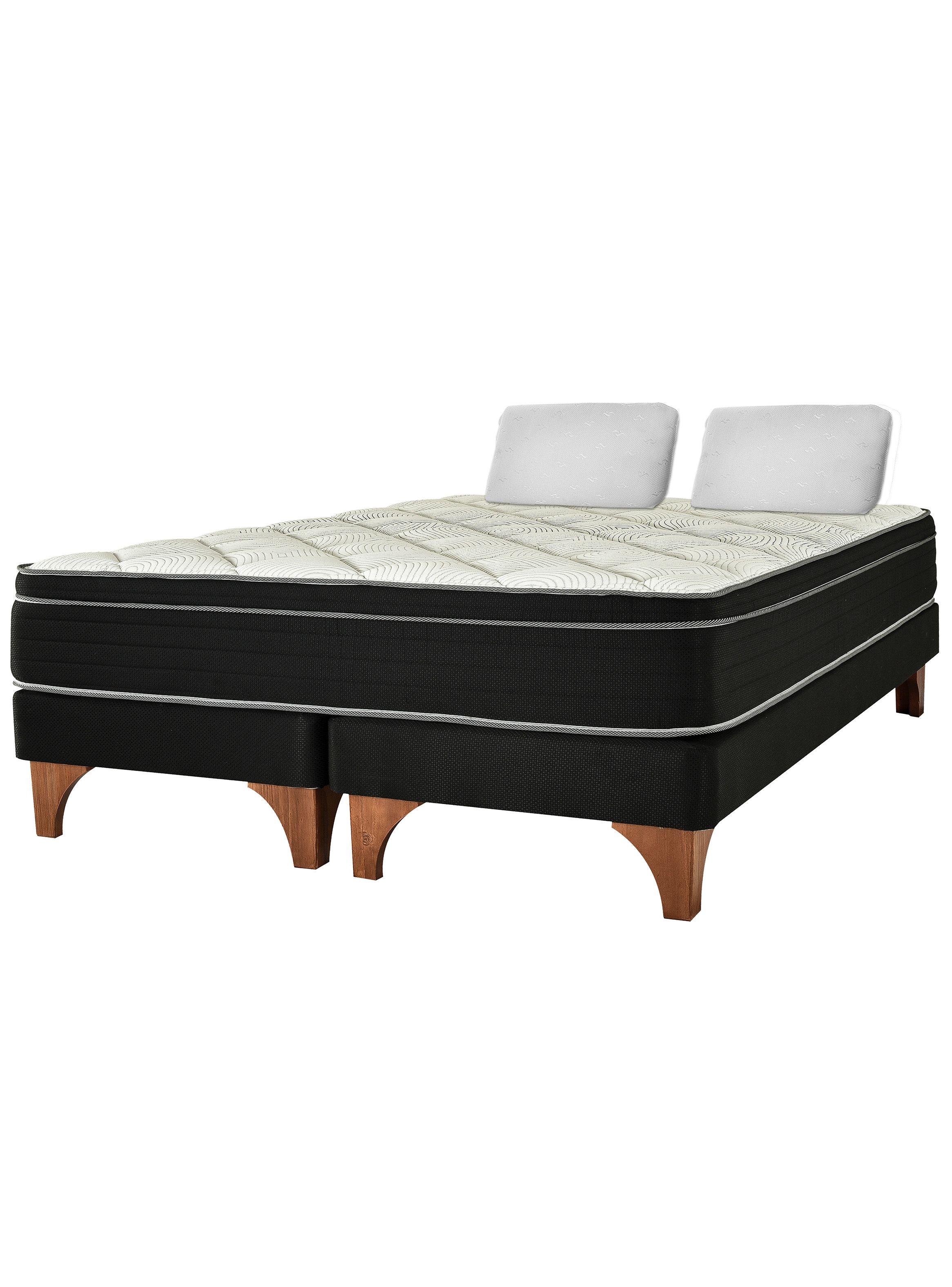 Cama Europea Ten Super King + Almohadas Viscoelásticas-1